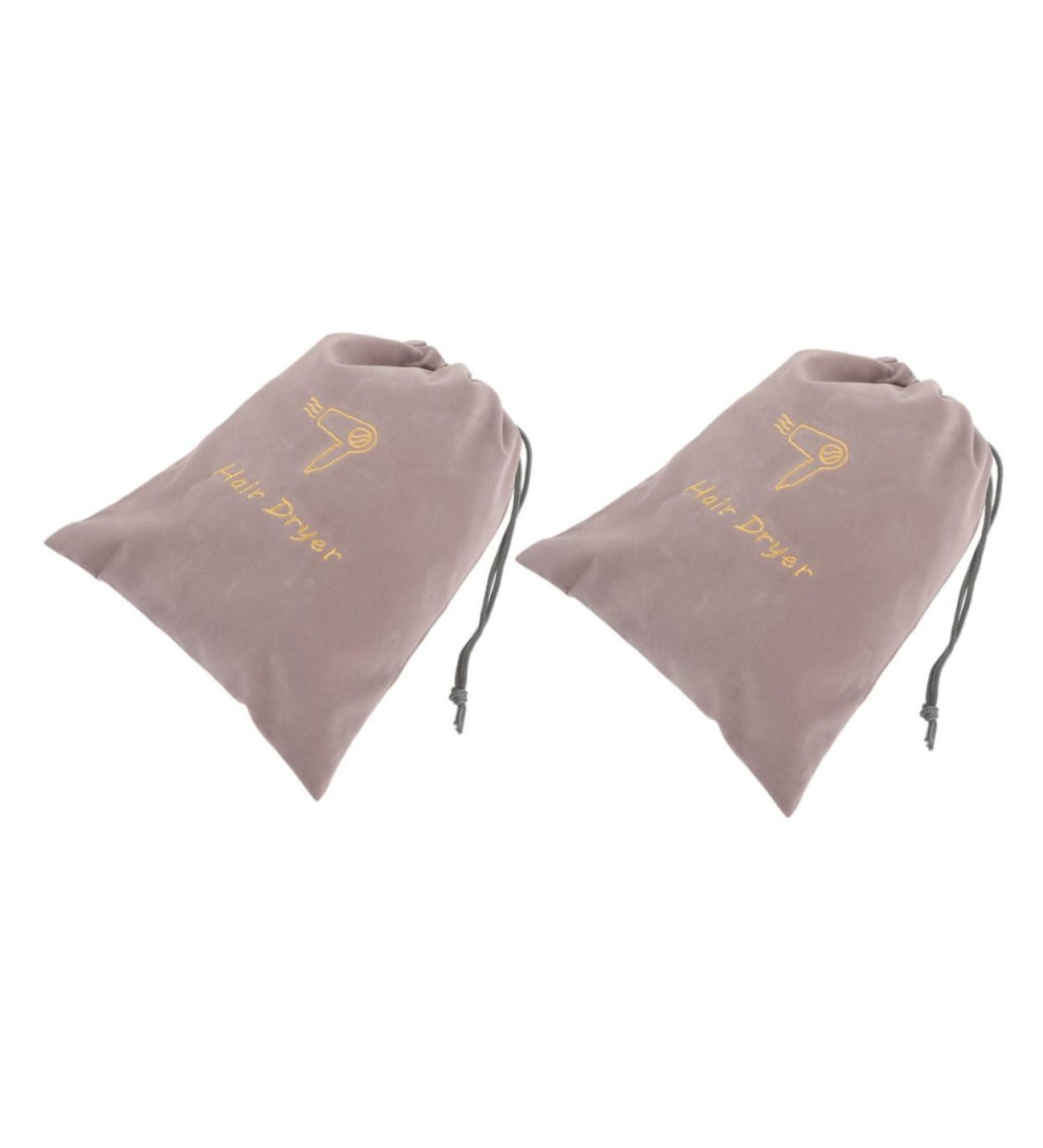 PLAFOPE 2pcs Velvet Bag Travel Hair Dryer Hair Blow Dryer Bag Hair Dryer Bag Storage Bag for Hair Dryer Hair Dryer Organizers Bag Drawstring Storage Bag Travel Bag for Shoes Drawstring Bag - Buy Online on GoSupps.com