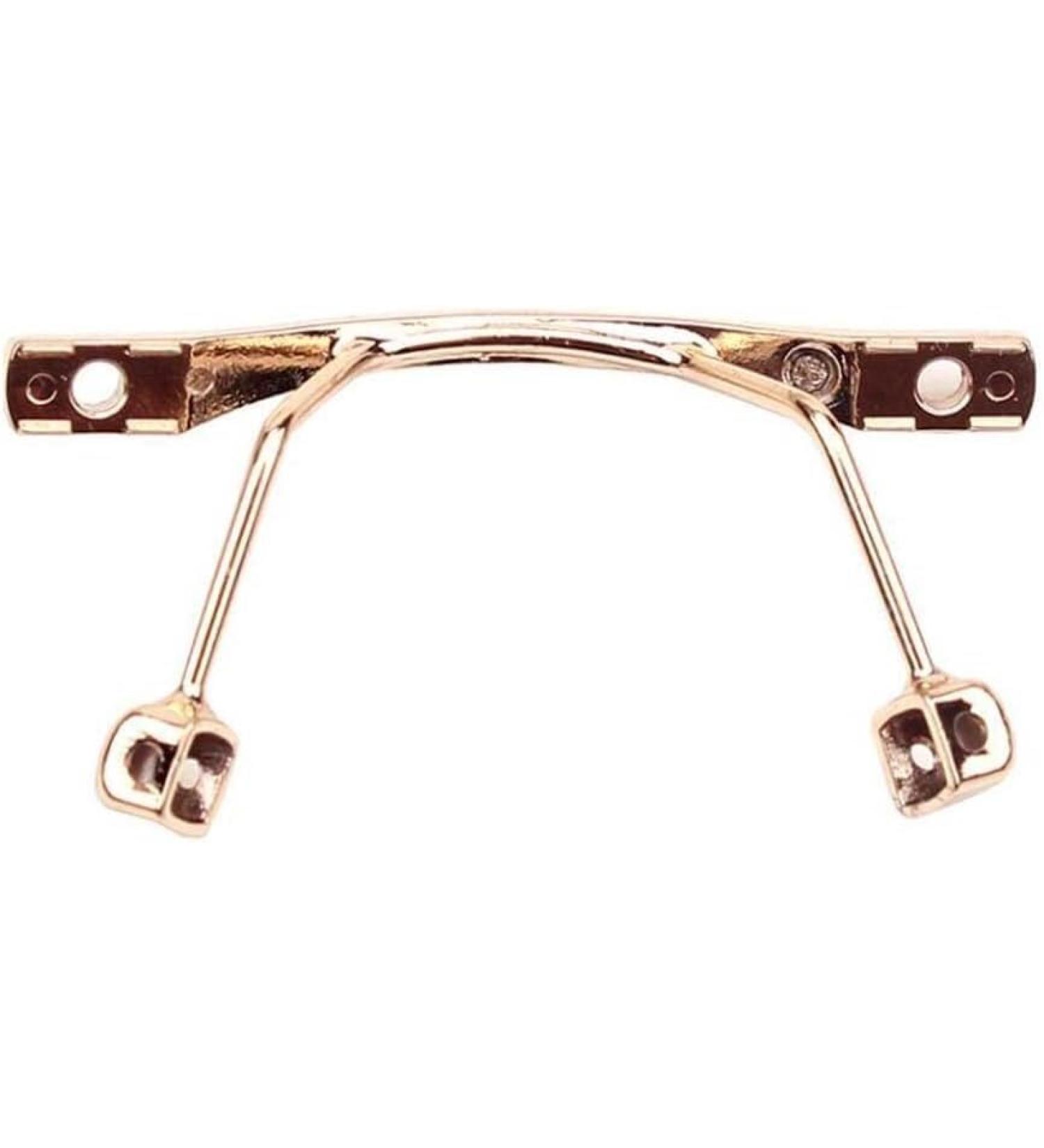 MAYABI Metal Replacement Nose Bridge for Rimless Glasses - Gold | 1 Piece Durable Frame Part - Buy Online on GoSupps.com