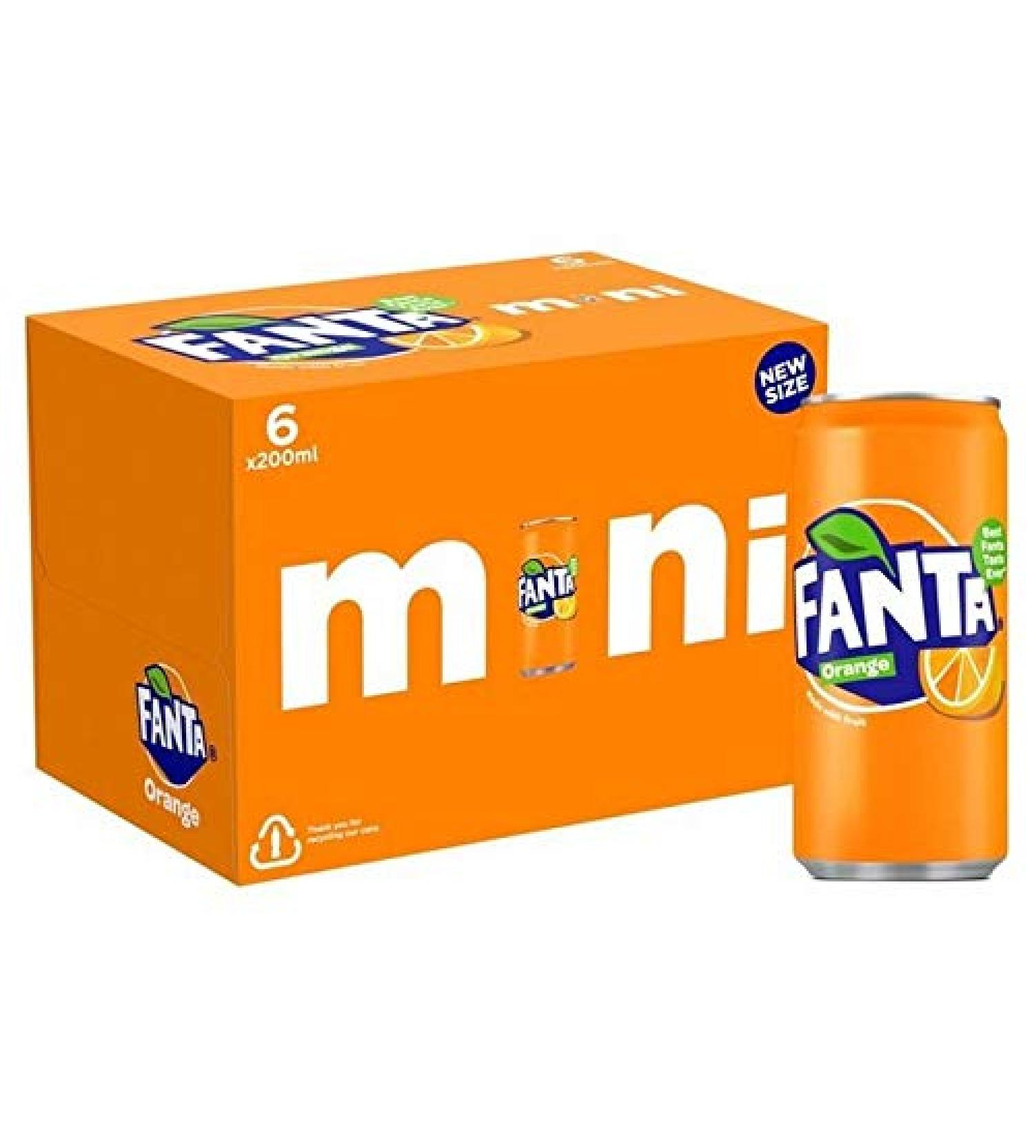 Fanta Fanta Orange 6 x 200 ml