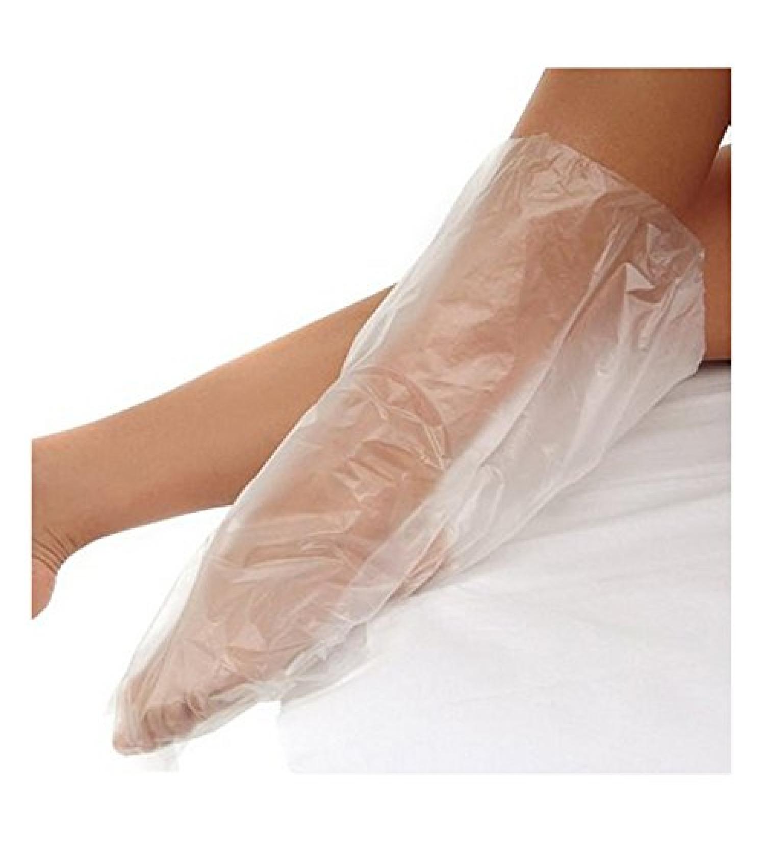 One foot paraffin bath protective covers cosmetex disposable for hand or foot paraffin treatment unit size 100 pieces disposable foot