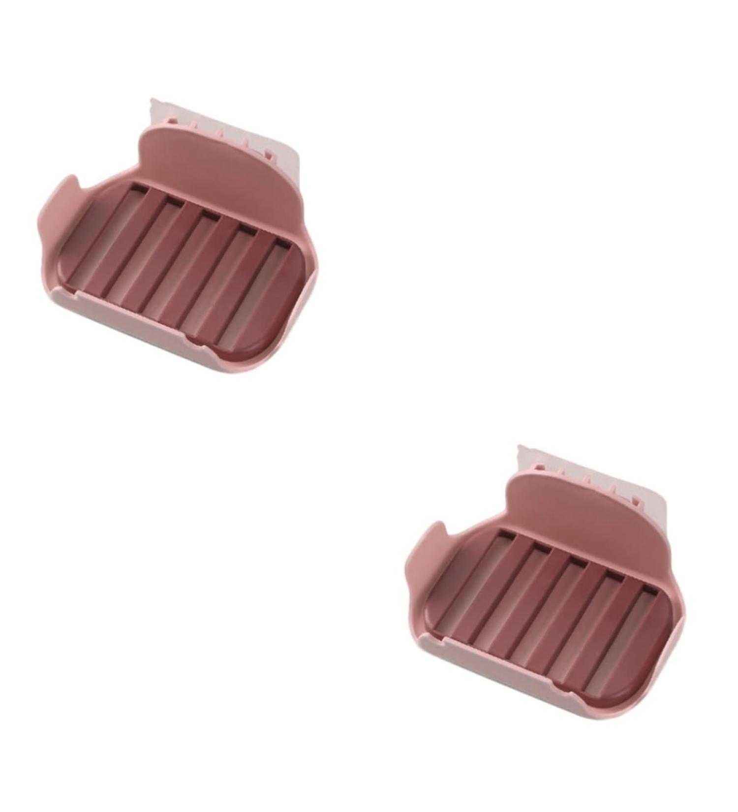 Ciieeo 4 Pcs Soap Draining Holder Mini Pitcher with Lid Soap Holder Soap Dish Holder Suction Wall Star Embossed Rolling Pin Wall Hanging Shopping Basket No Punching Drain Rack Red - Buy Online on GoSupps.com