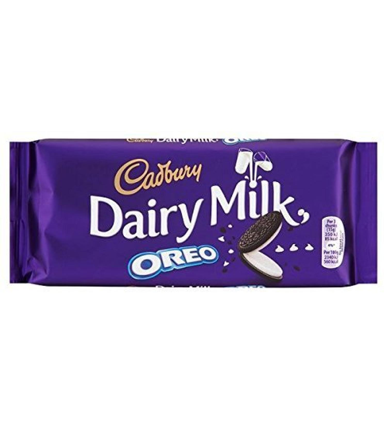 Cadbury Cadbury Cadbury Lait Dairy avec Oreo Chocolate 15 x 120 g Bars (Bulk Buy)