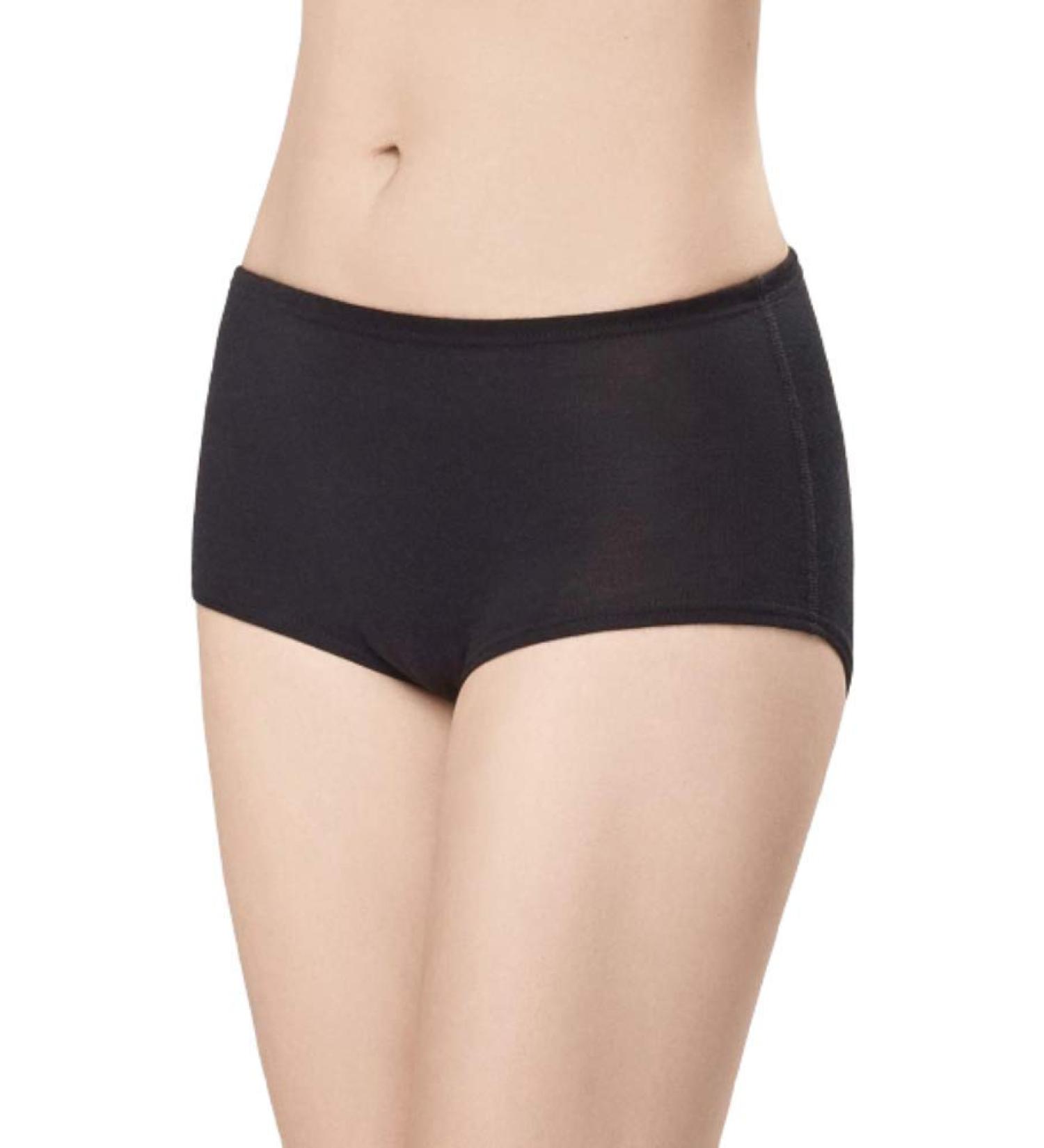 Utenos 100% Merino Wool Women's Base Layer Underpants - Black | Warm Comfortable & International Shipping - Buy Online on GoSupps.com