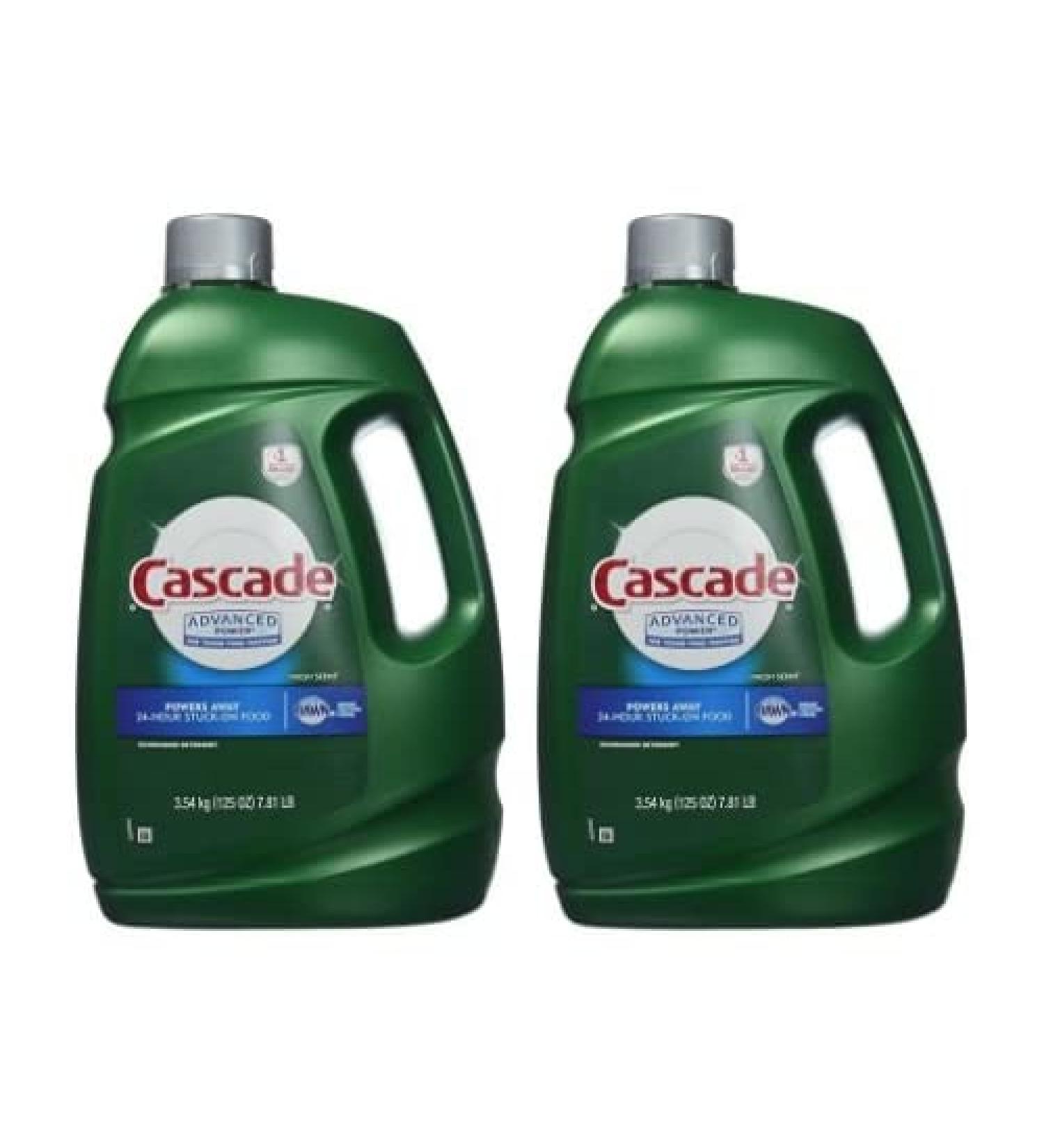 Cascade Advanced Power Liquid Machine Dishwasher Detergent with Dawn, 125-fl, Plastic Bottle (125 fl oz) -2 Pack, (Pack of 2) 125 Fl Oz (Pack of 2)
