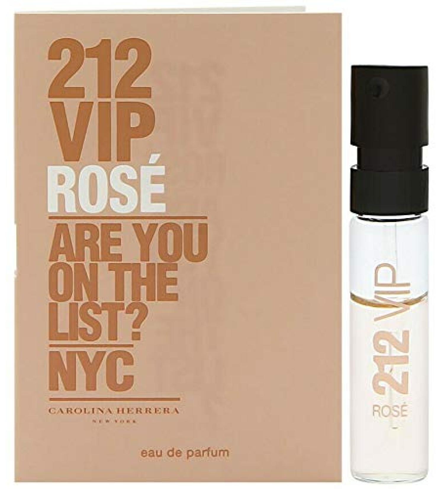 Carolina Herrera 212 VIP Rose 0.05 Fl oz / 1.5 Ml Vial Sample Travel Size