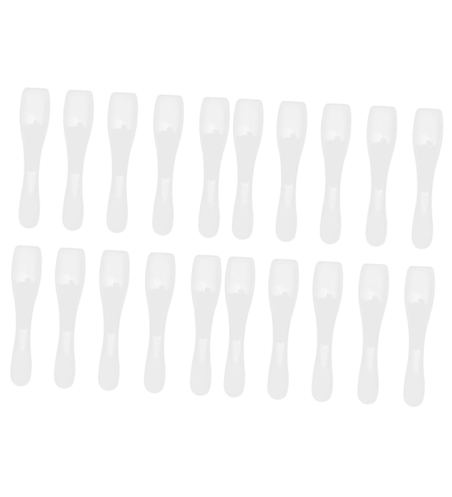 Beaupretty 200 StK Cosmetic Scoop Applicators - Ergonomic Spatula for Makeup Hair Removal Face Cream & Mask - Small Metal Spoon - Buy Online on GoSupps.com