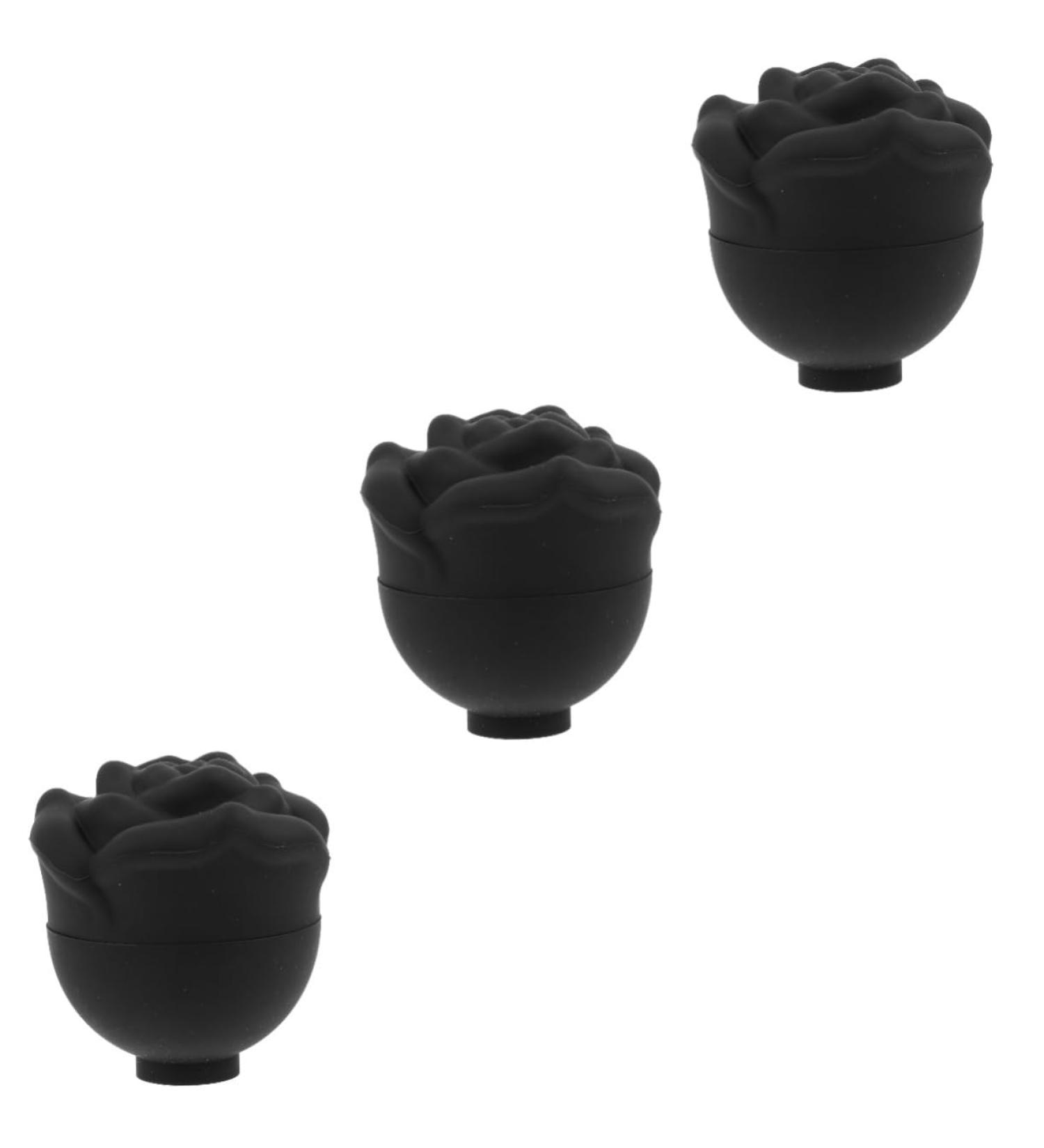 FRCOLOR 3pcs Rose Face Ice Tray - V-Shape Facial Ice Roller & Cocktail Ice Molds | Food Grade Silicone for Glowing Skin - Buy Online on GoSupps.com