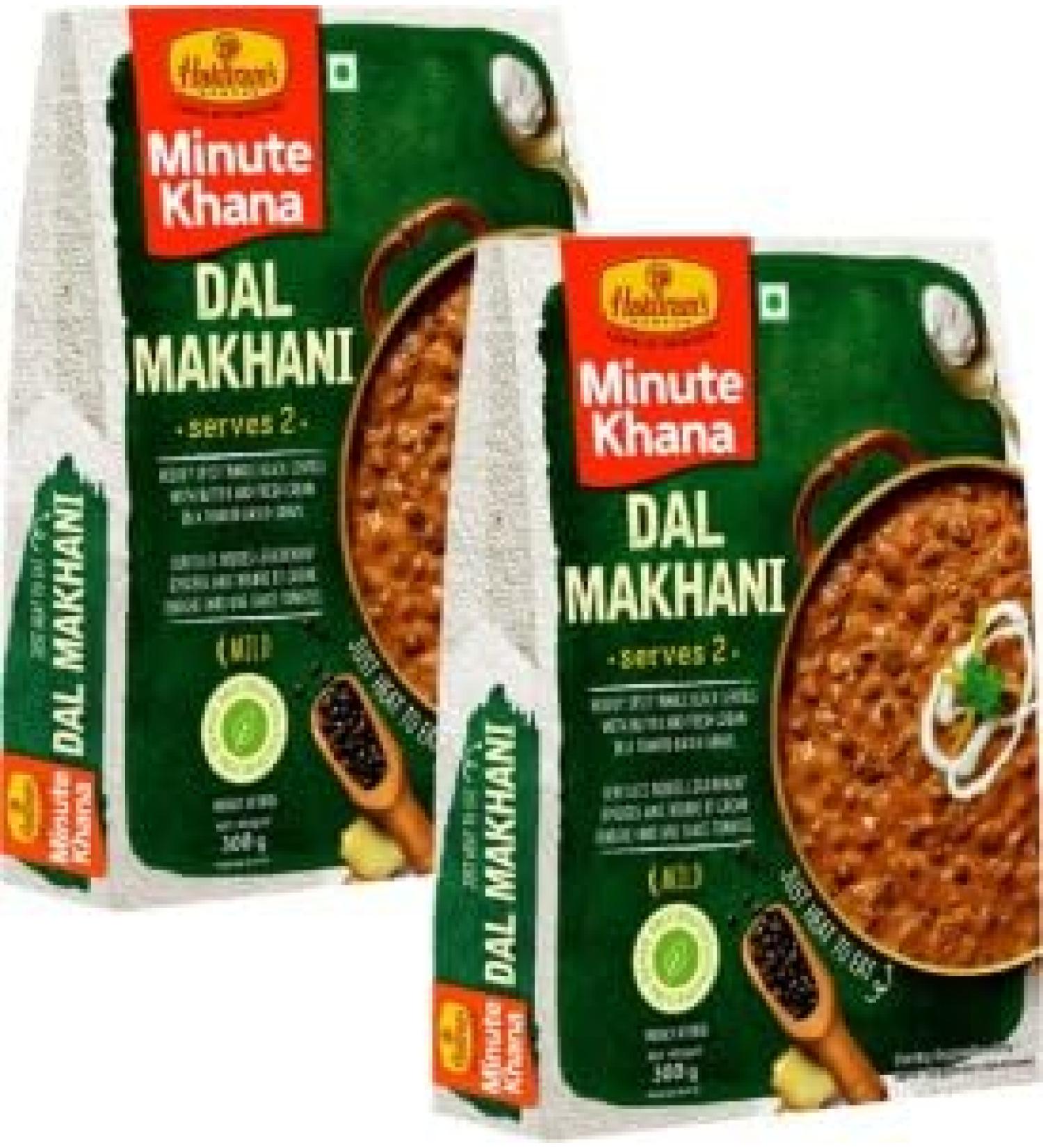 Haldiram's Dal Makhani Ready Meal - 300g (Pack of 2) | Authentic Indian Comfort Food at Your Fingertips | Ready-to-Eat | No Preservatives - Buy Online on GoSupps.com