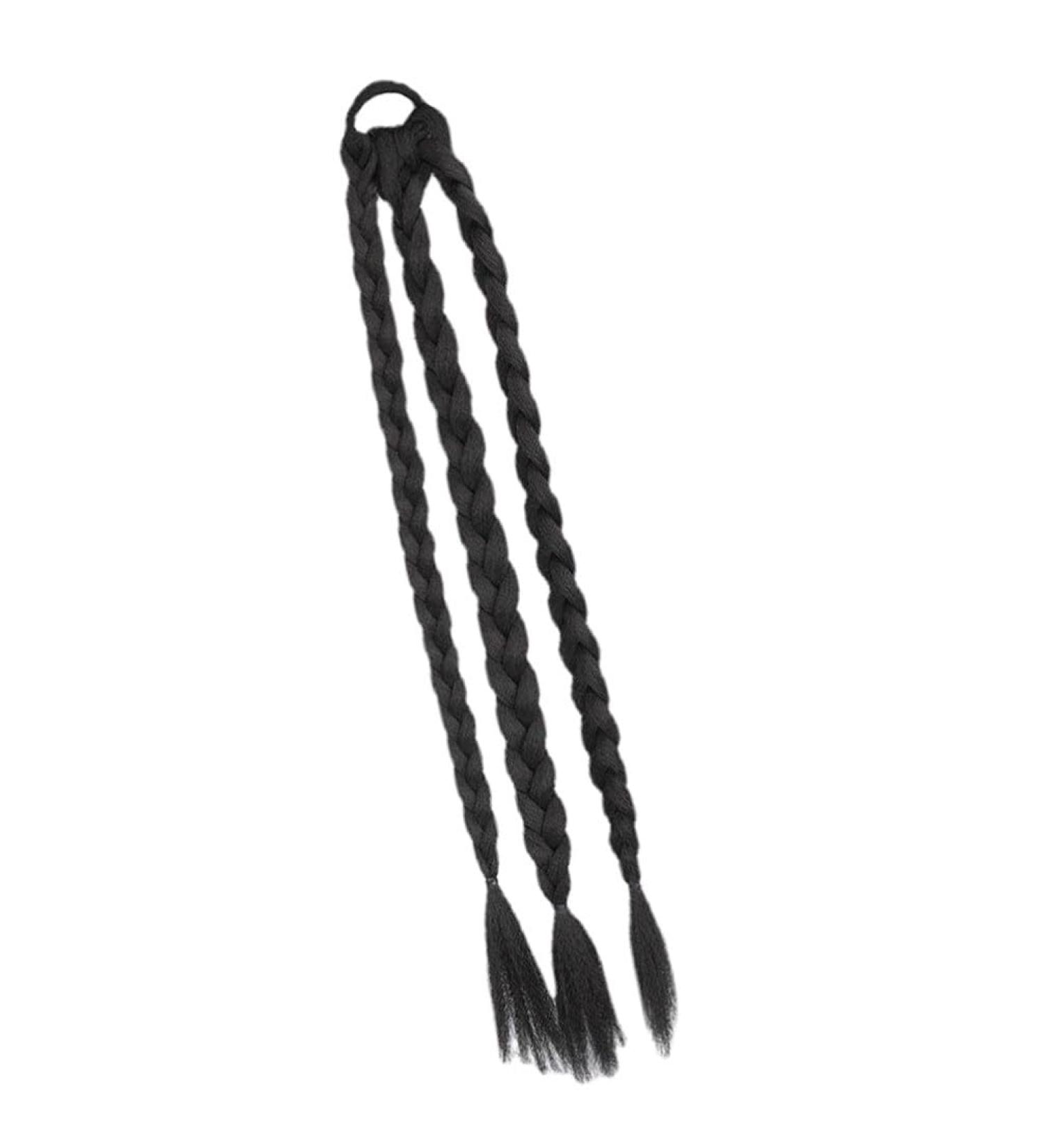 COHEALI Braid Fake Ponytail for Women Synthetic Ponytail Hairpieces Women Ponytail Extension Black Girl Wigs Ponytail Extension for Women Decorate Women's High Temperature Wire Matte - Buy Online on GoSupps.com