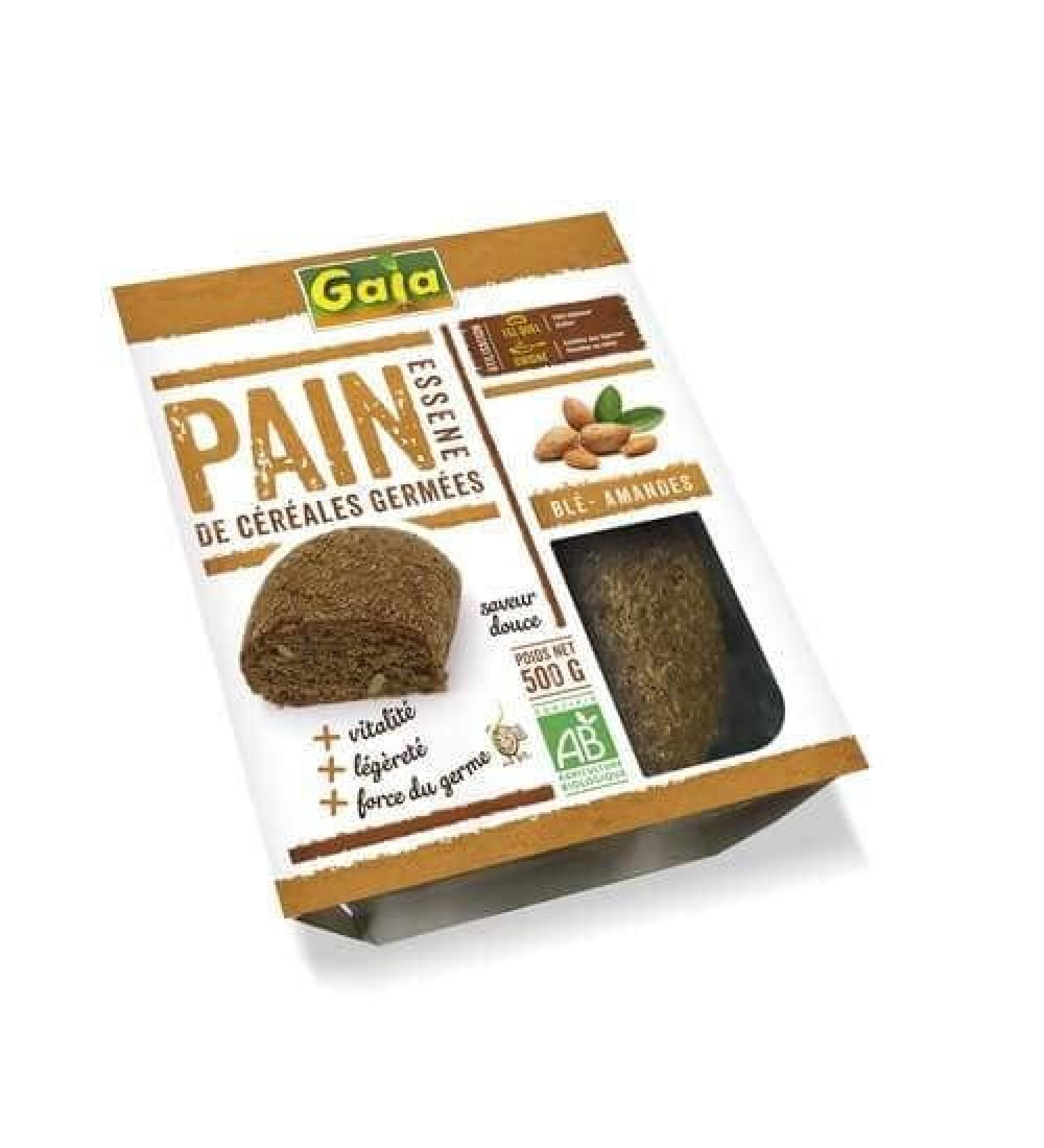 GAIA - BREAD ESSENE WHEAT ALMONDS 500G