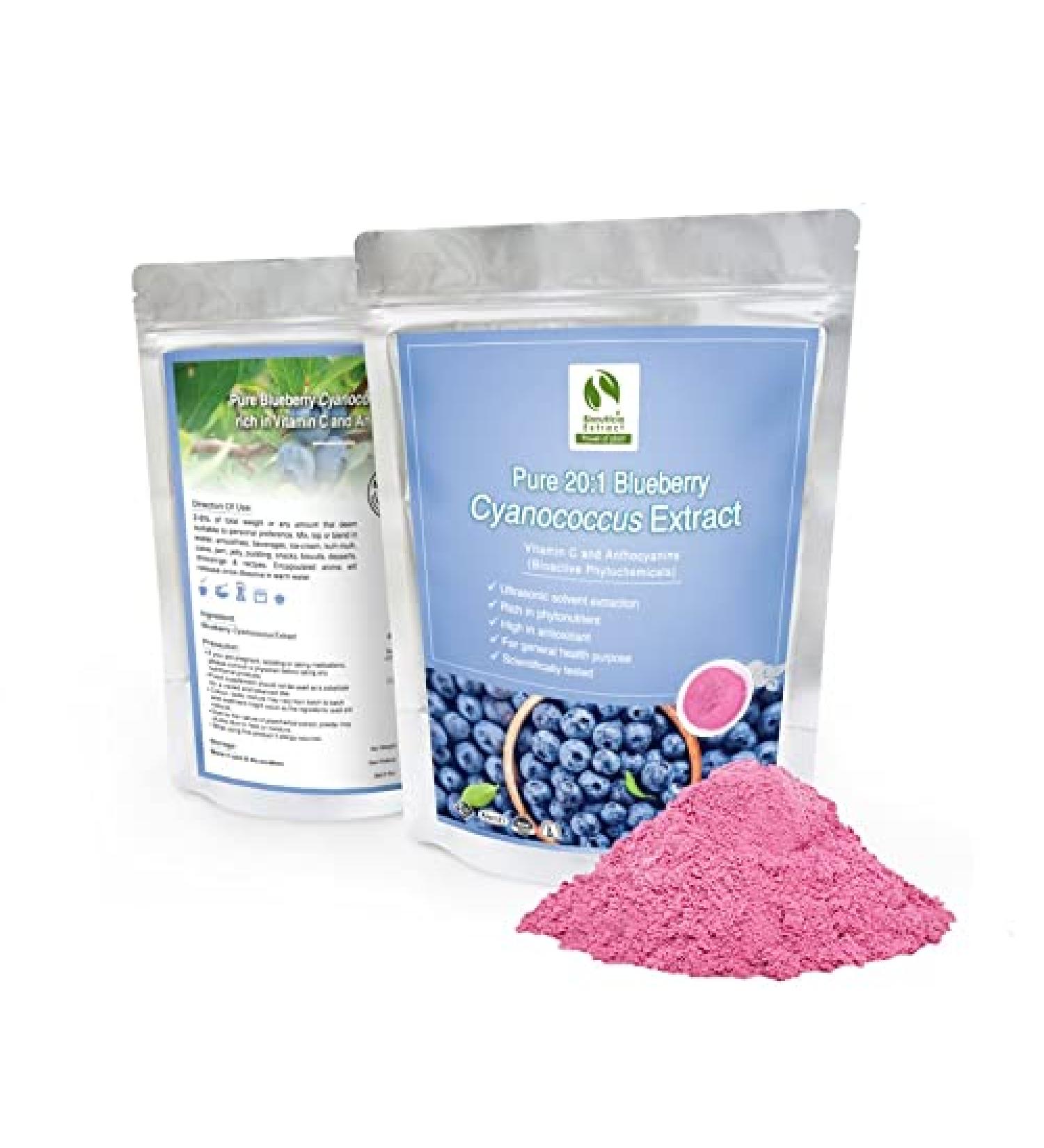 9x Blueberry (Cyanococcus) Standardized Extract Powder - Buy Online on GoSupps.com