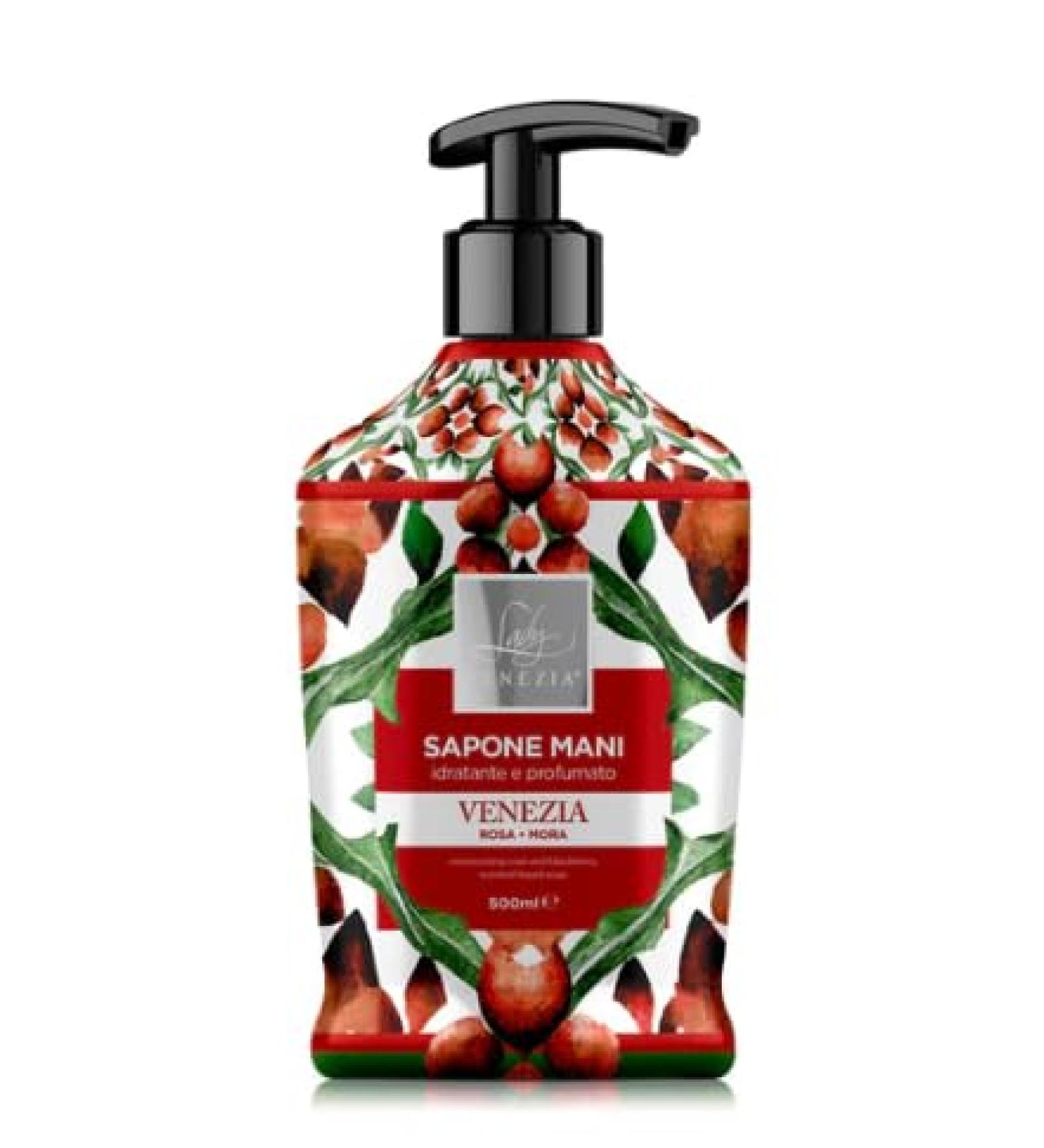 Lady Venezia Lady Venezia Colelzione Le Ceramica Hand Soap Venice Rose and Blackberry Scent 500 ml