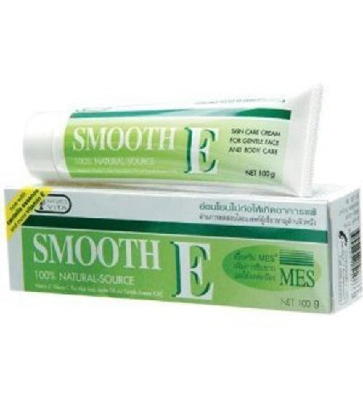 Smooth E Cream Anti Aging Wrinkles Scar Reducer 100 G Thai