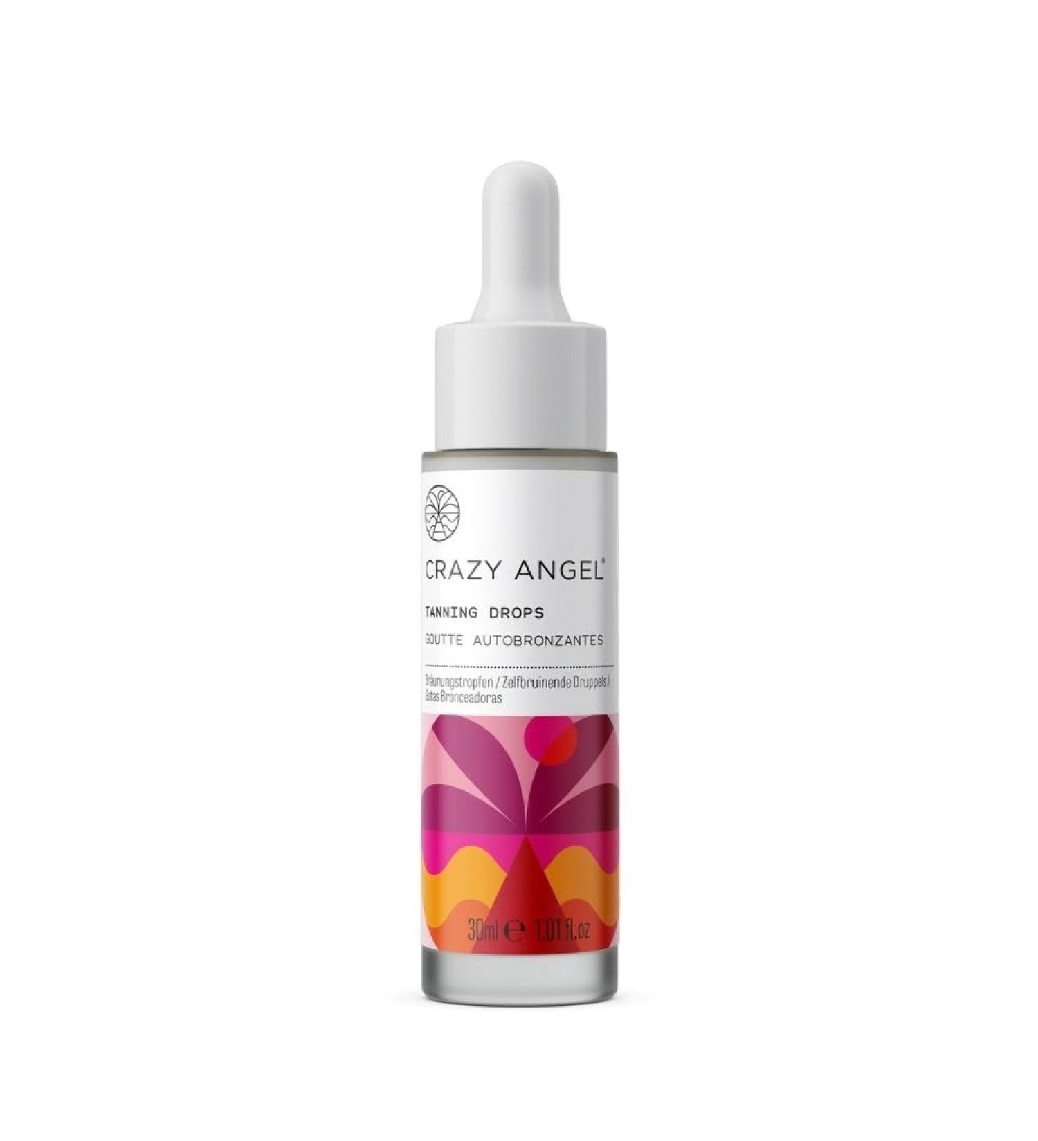 Crazy Angel Vegan Tanning Drops. Buildable Pigmented Tanning Drops for Moisturiser. Made in UK. 30ml. - Buy Online on GoSupps.com