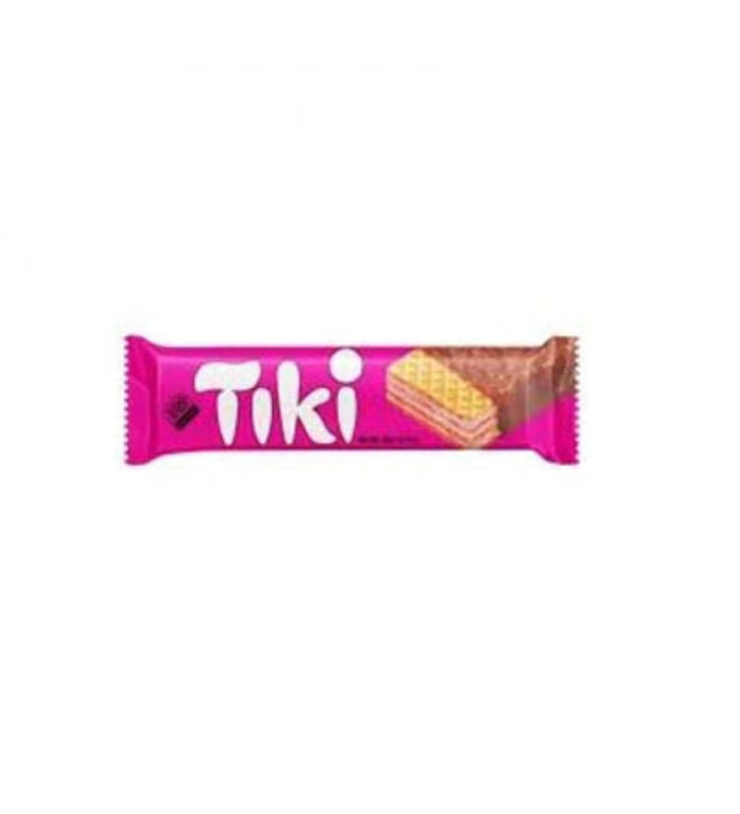 Tiki Coated Wafer with Strawberry Cream Filling 19.5g-Fd