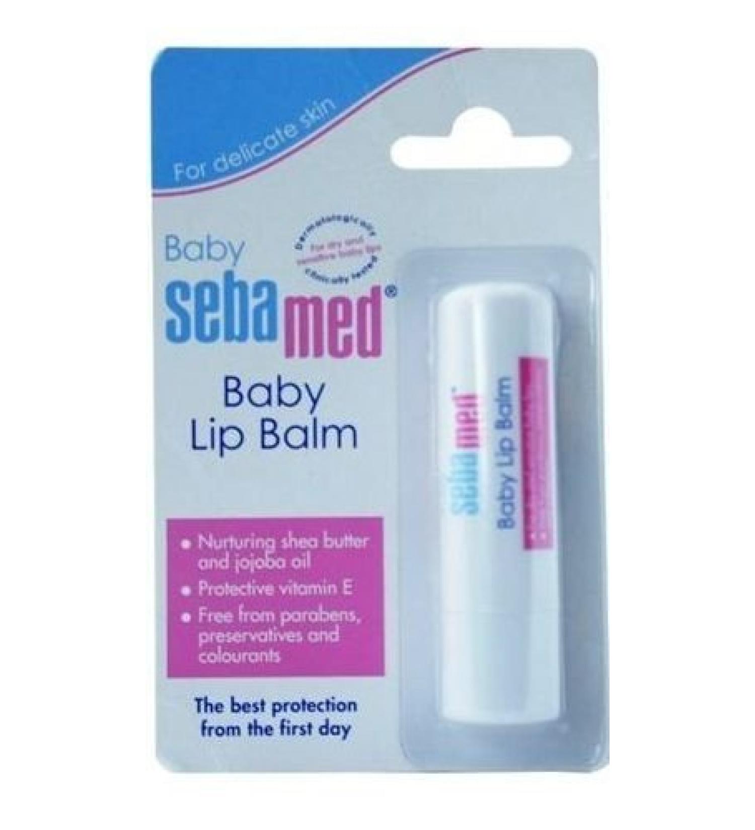 Sebamed Baby Lip Balm 4.8g for Babies & Children Protects & Soothes Care the Skin