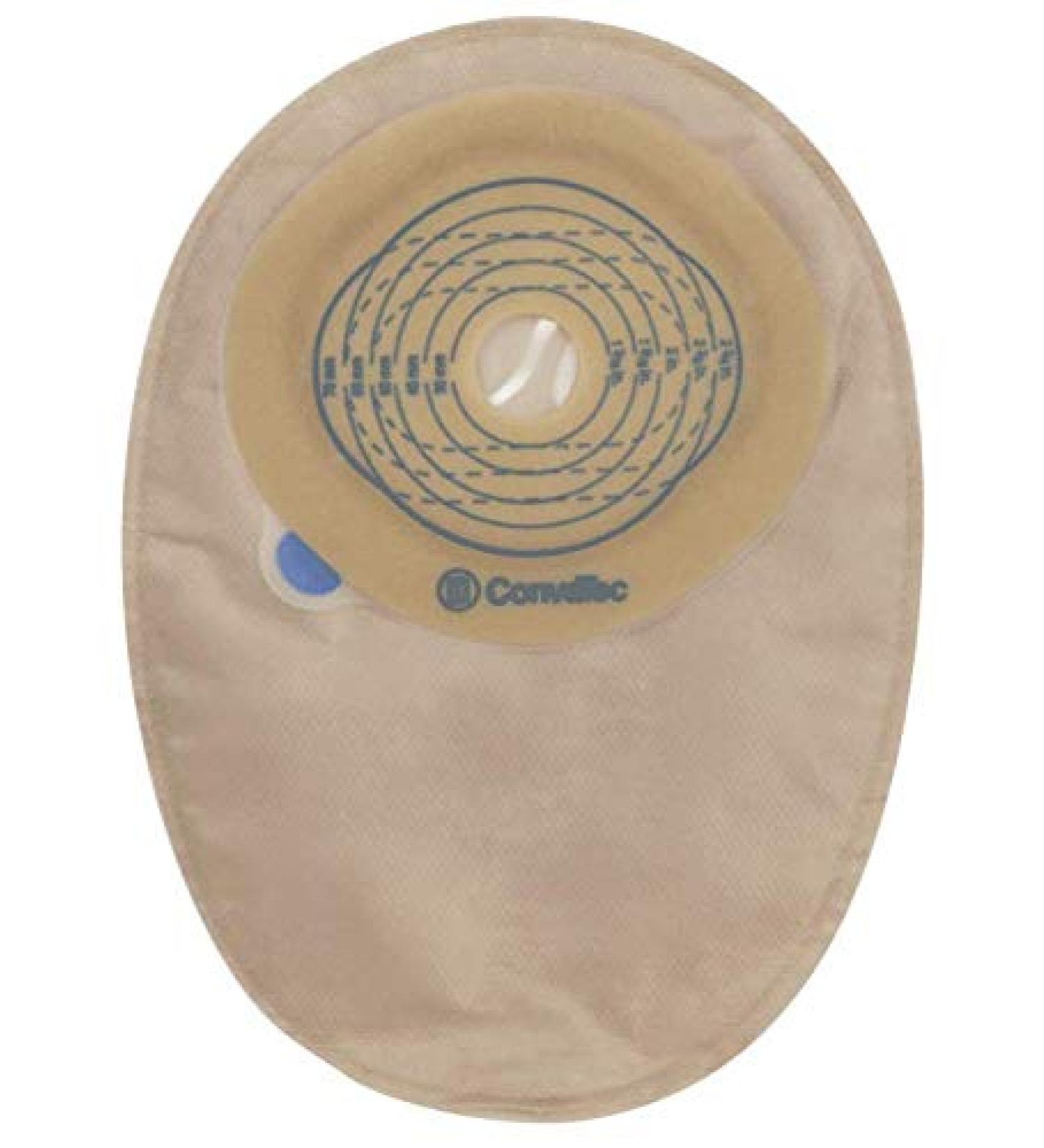 Esteem + One-Piece Cut-to-Fit Closed-End Pouch Modified Stomahesive Filter Opaque 2 2/5" by 2 3/4"