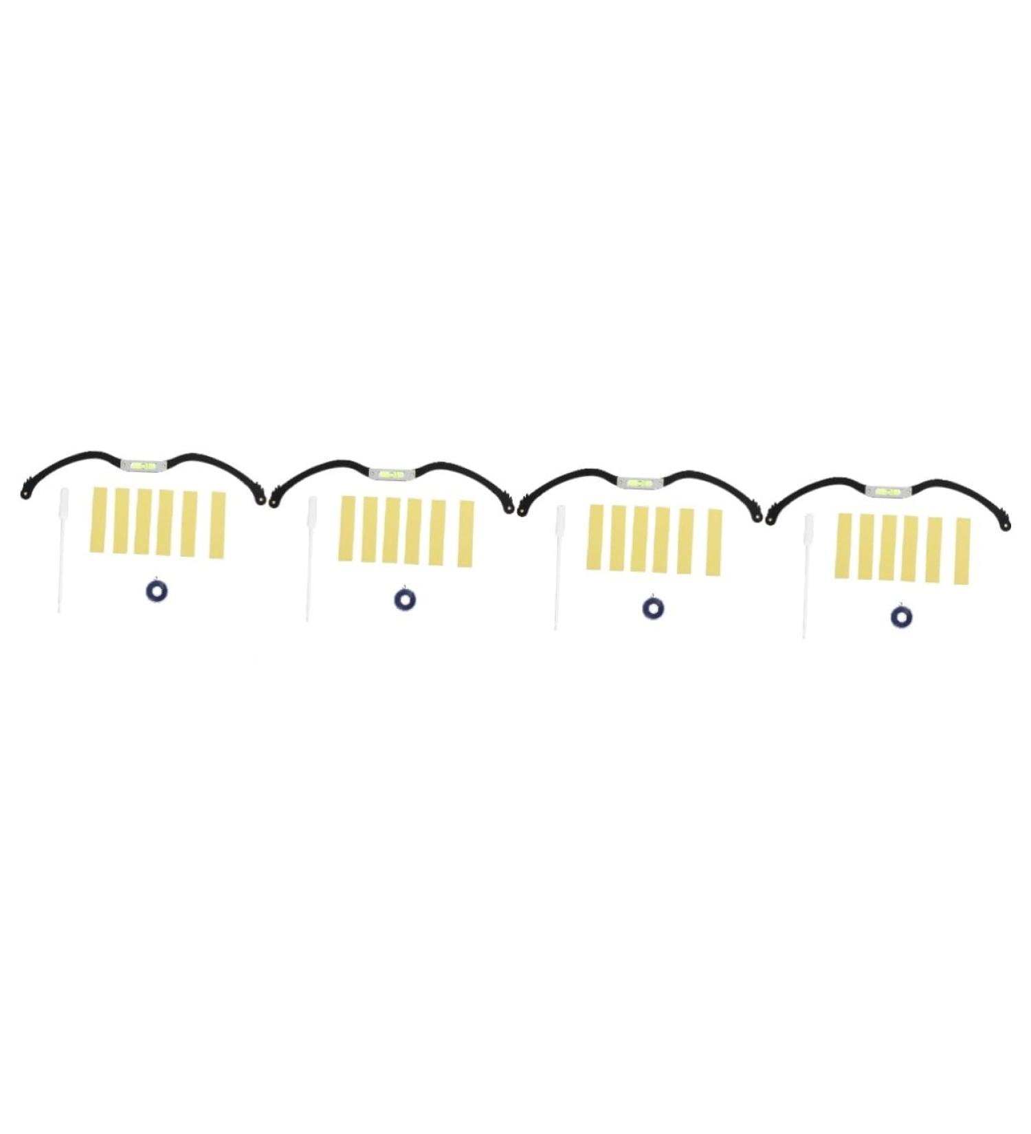 Eyebrow Level Measure Tool 4 pcs Tool Shaped Metal Microblading Auxiliary Tools Premium Ruler for Bow Sticker Supplies Mapping Measuring Tool 1 count (Pack of 1) Blackx4pcs - Buy Online on GoSupps.com