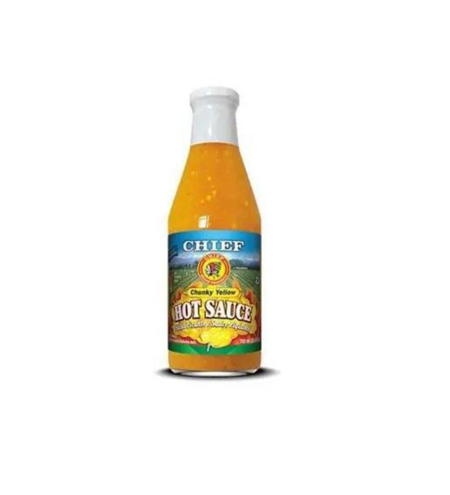 Chief Yellow Hot Sauce 300ml Box of 6-Fd