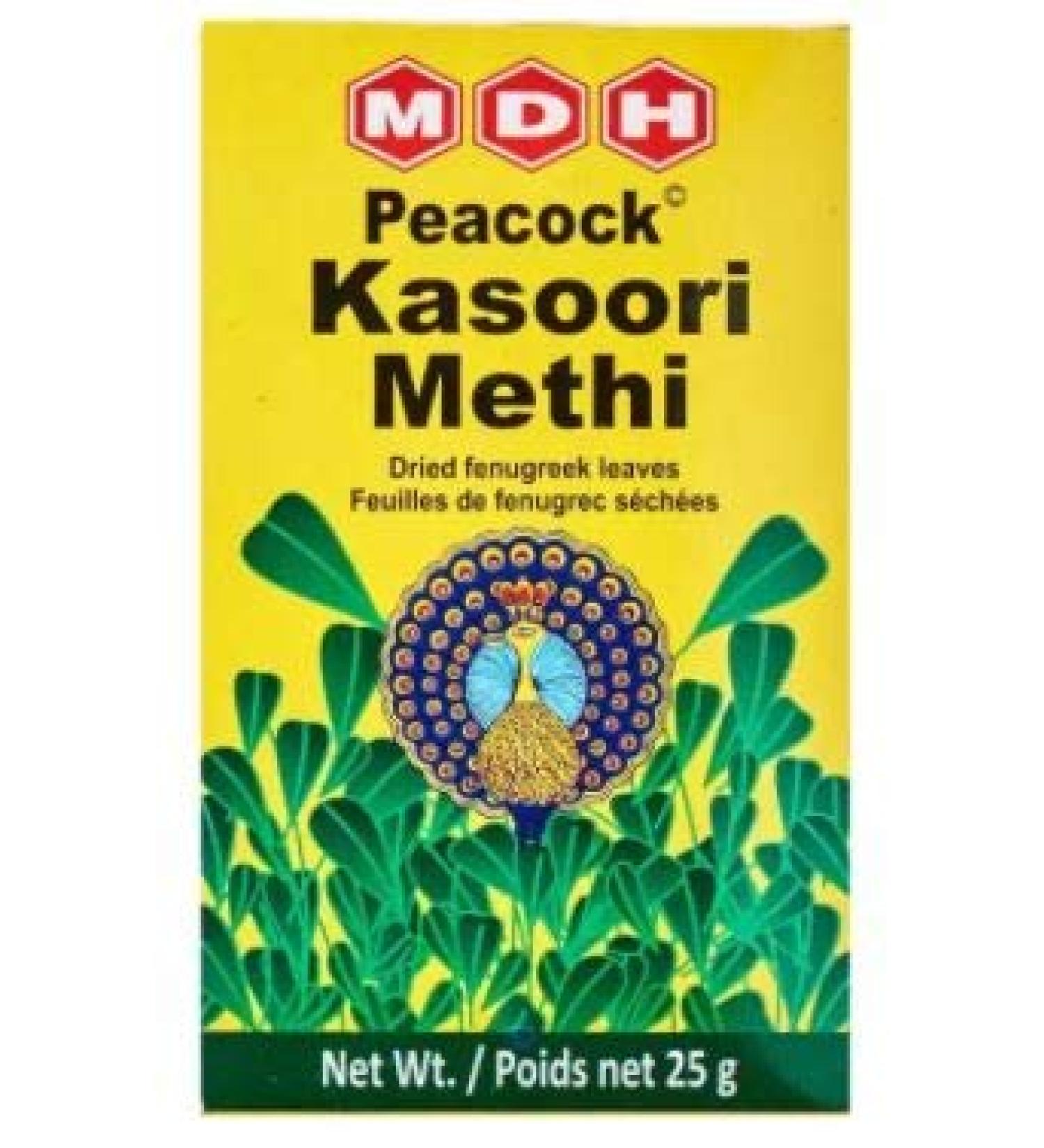 MDH Kasuri Methi 25g - Premium Dry Fenugreek Leaves Seasoning - Buy Online on GoSupps.com