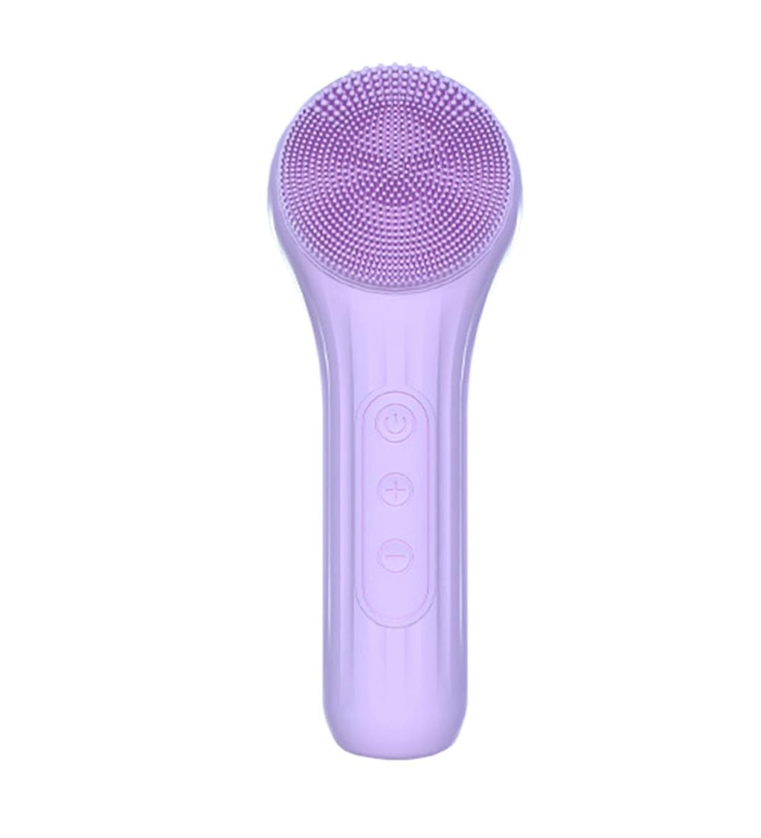 RIYAN Electric Brush Heated Waterproof Pore Cleaner Silicone Belt Magnet Charger Cleansing Device Purple Easy to Use - Buy Online on GoSupps.com
