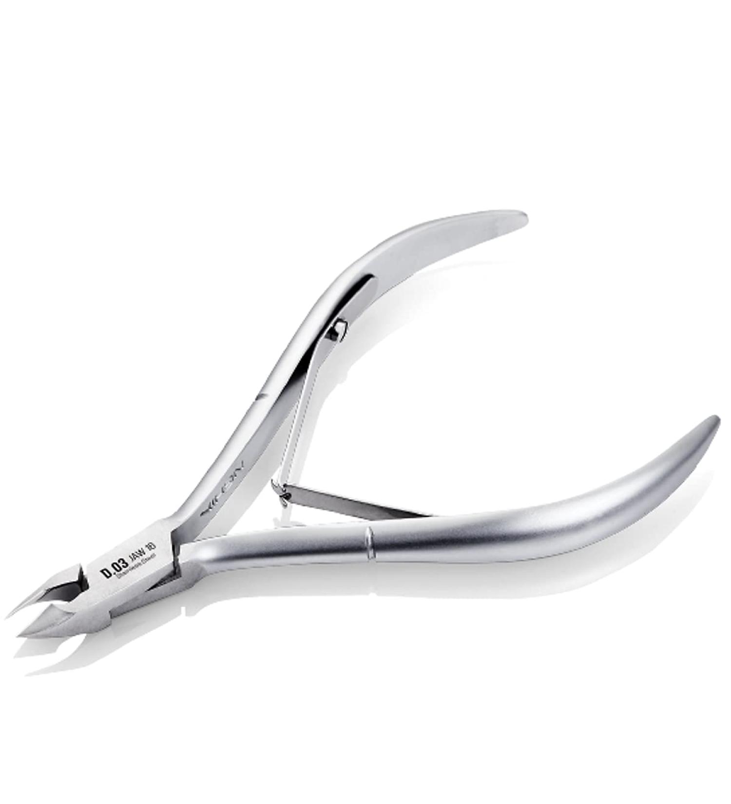 Nghia Professional Stainless Steel Cuticle Nipper C-04 - D-03, 16 Jaw Cuticle Cutter for Manicure - Osimihome - Buy Online on GoSupps.com