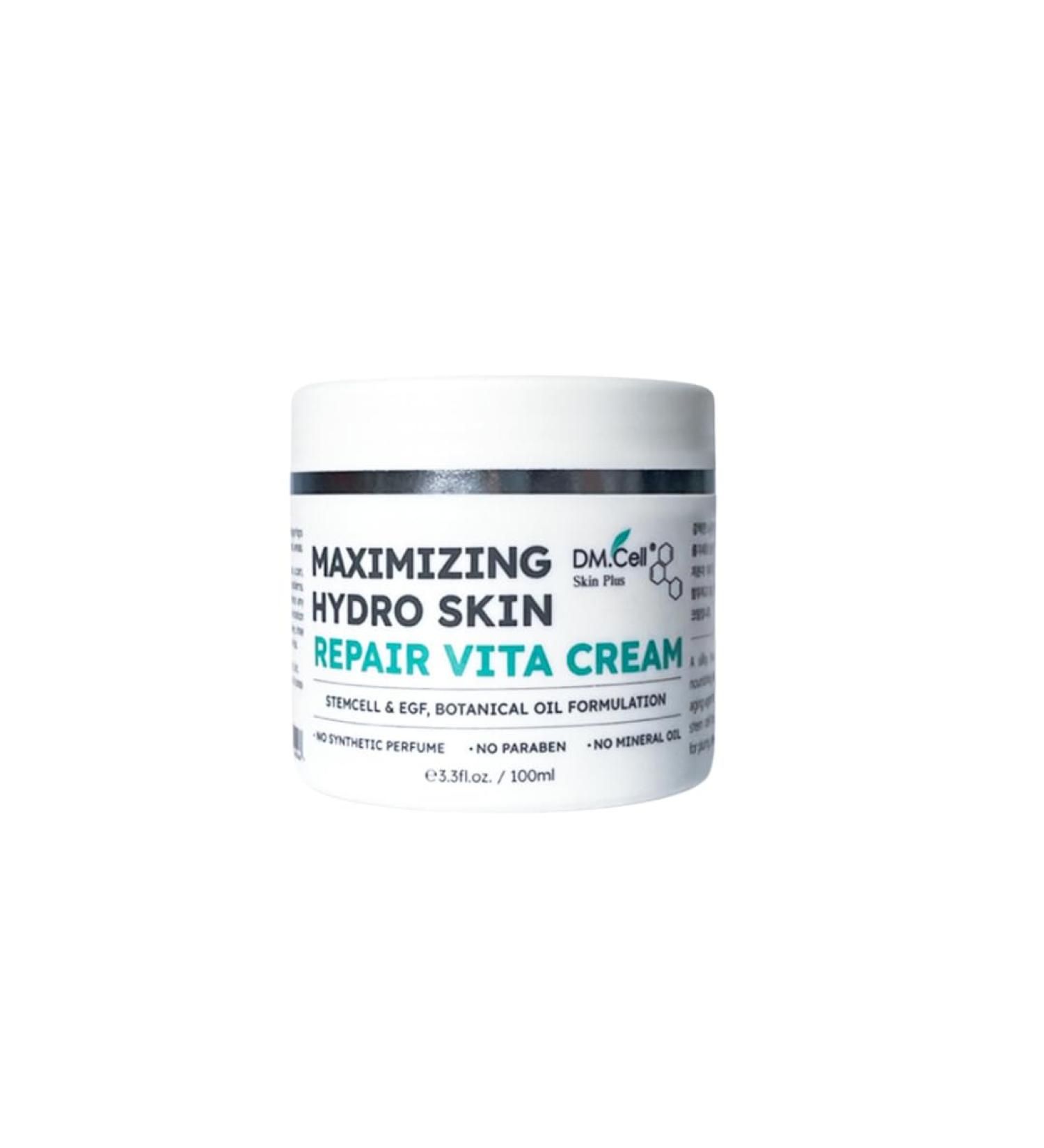 DM.Cell Super Moisturizing Cream - Hydrating Hydro Cream with Hyaluronic Acid & EGF | K-Beauty Award Winner | 3.52 oz/100g | International Shipping Available - Buy Online on GoSupps.com
