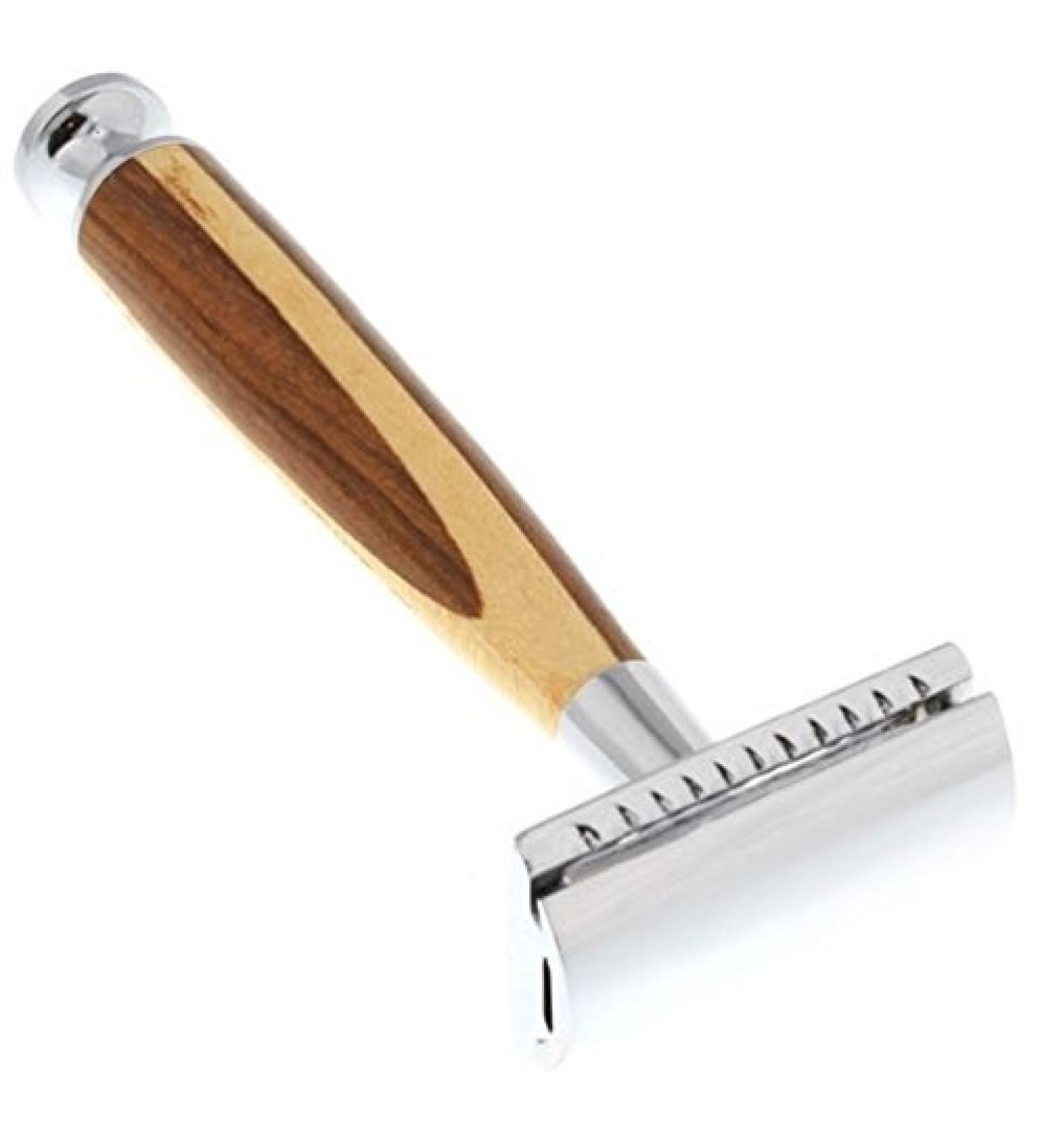 West Coast Shaving Natural Collection Double Edge Safety Razor (Natural-37WS) Closed Comb Head