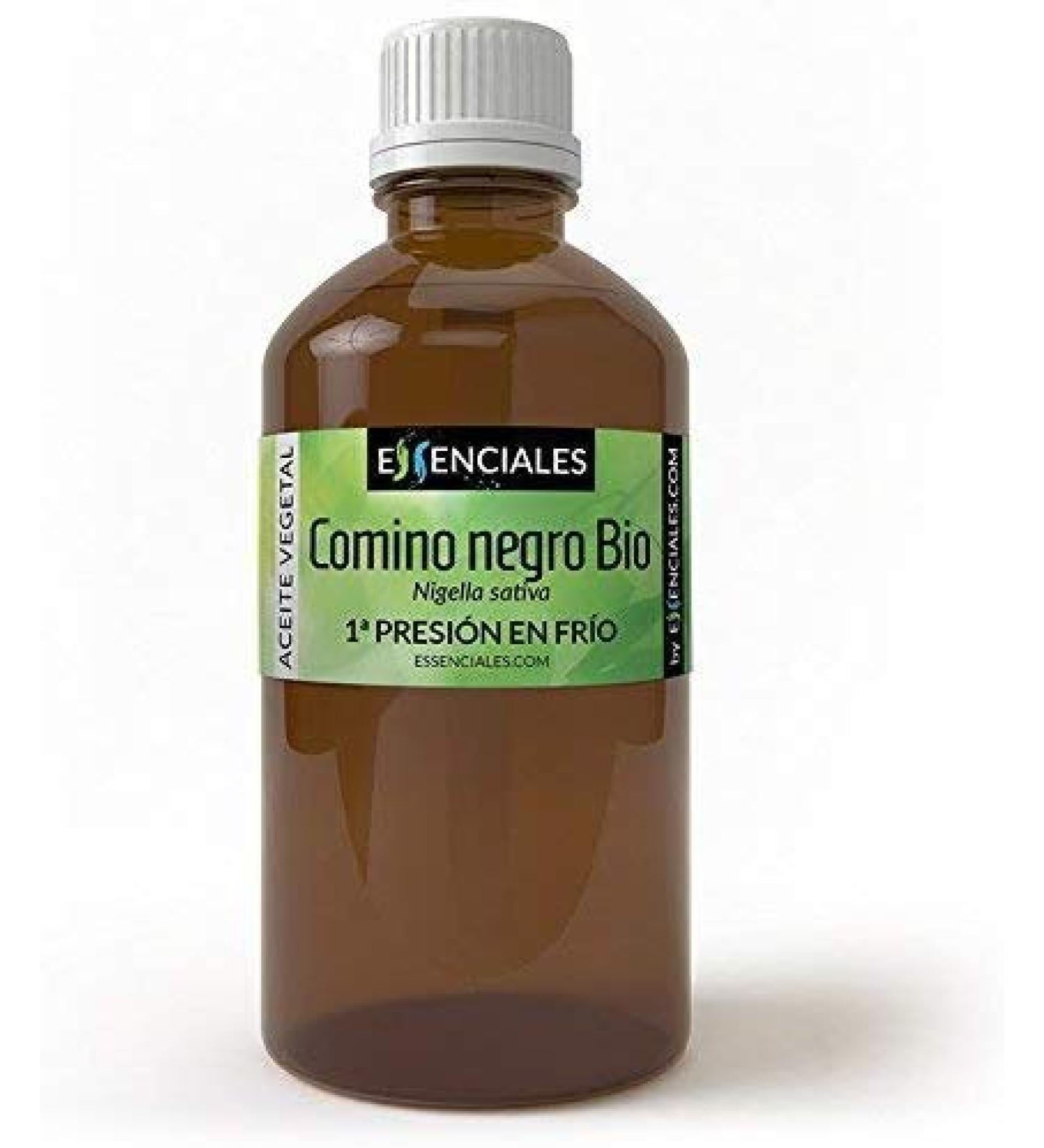  Essenciales Essenciales - Organic Black Cumin (Nigella Sativa) Vegetable Oil 100 ml | 100% Pure and Natural - First Cold Pressed - Certified Organic and Ecological - Buy Online on GoSupps.com