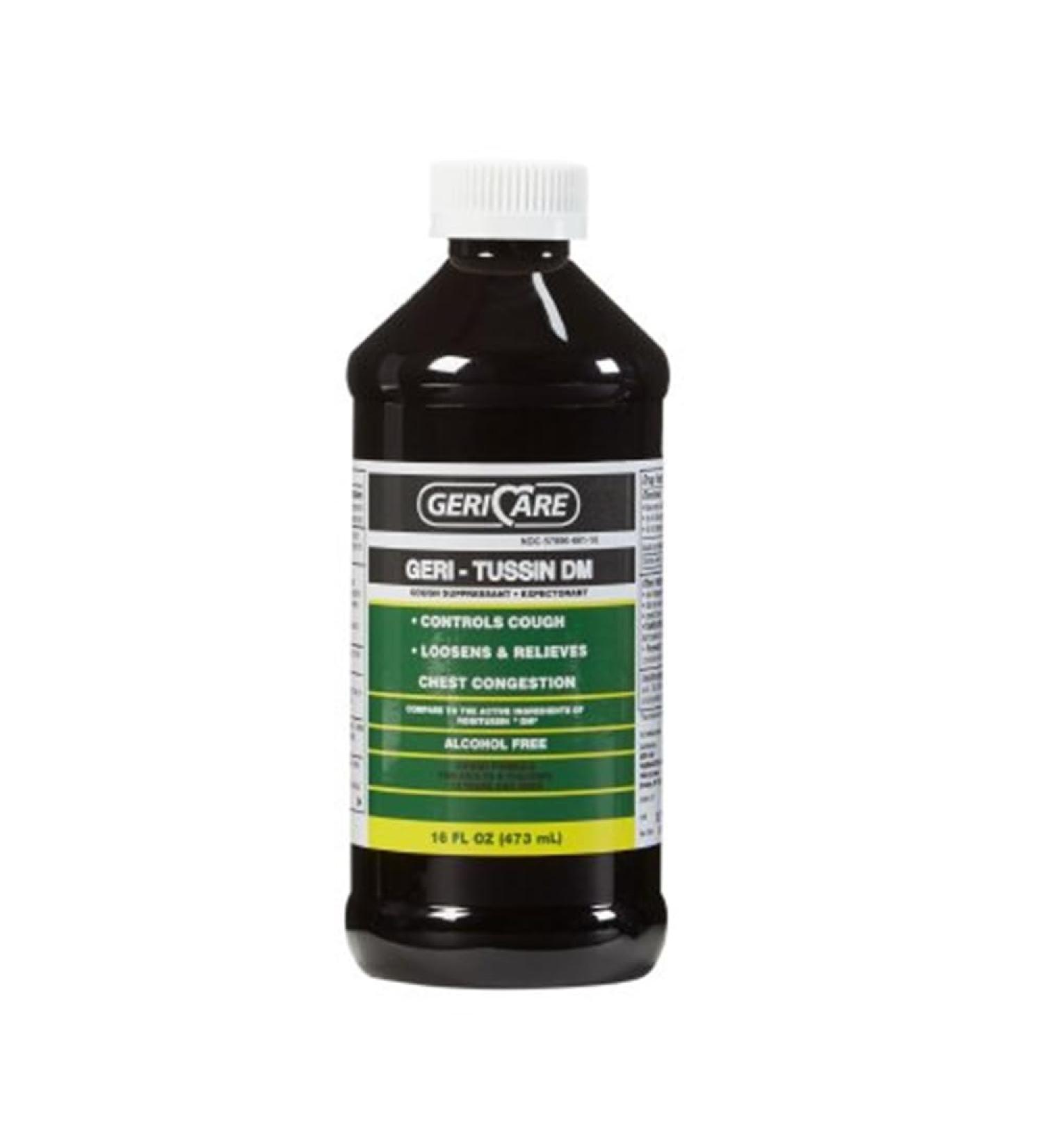 Geri-Care Cold and Cough Relief 100 mg / 5 mL Strength Liquid 16 oz. Each
