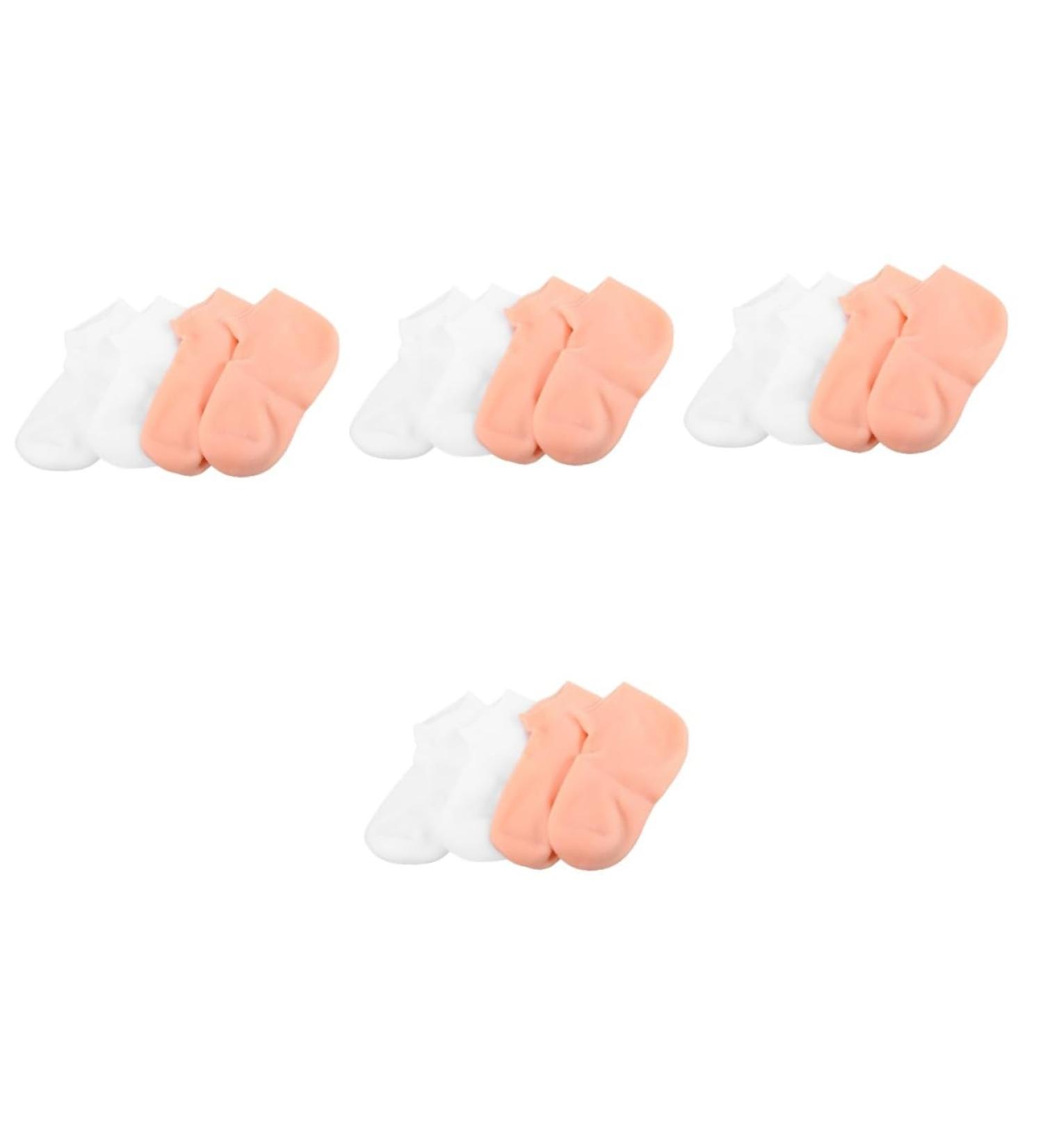 minkissy 8 Pairs Exfoliating Moisturizing Socks Heel Socks for Dry Cracked Lotion Moisturizing Socks Sleep Socks Foot Moisturizing Socks Moisturizing Foot Covers Sebs Elasticity Miss Spa - Buy Online on GoSupps.com
