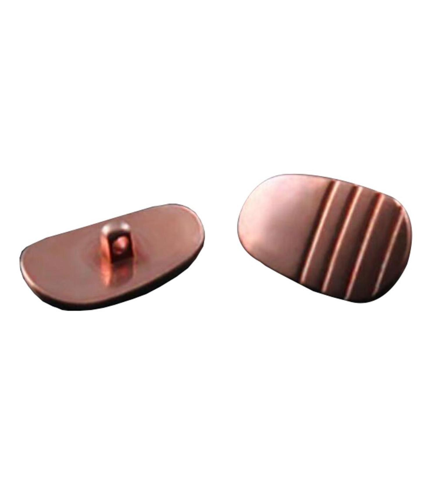 LekLai Eyeglass Nose Pads Nose Pads Glasses Nose Pads Replacement Sunglasses Red Metal Nose Pads Screw-on Nose Pads