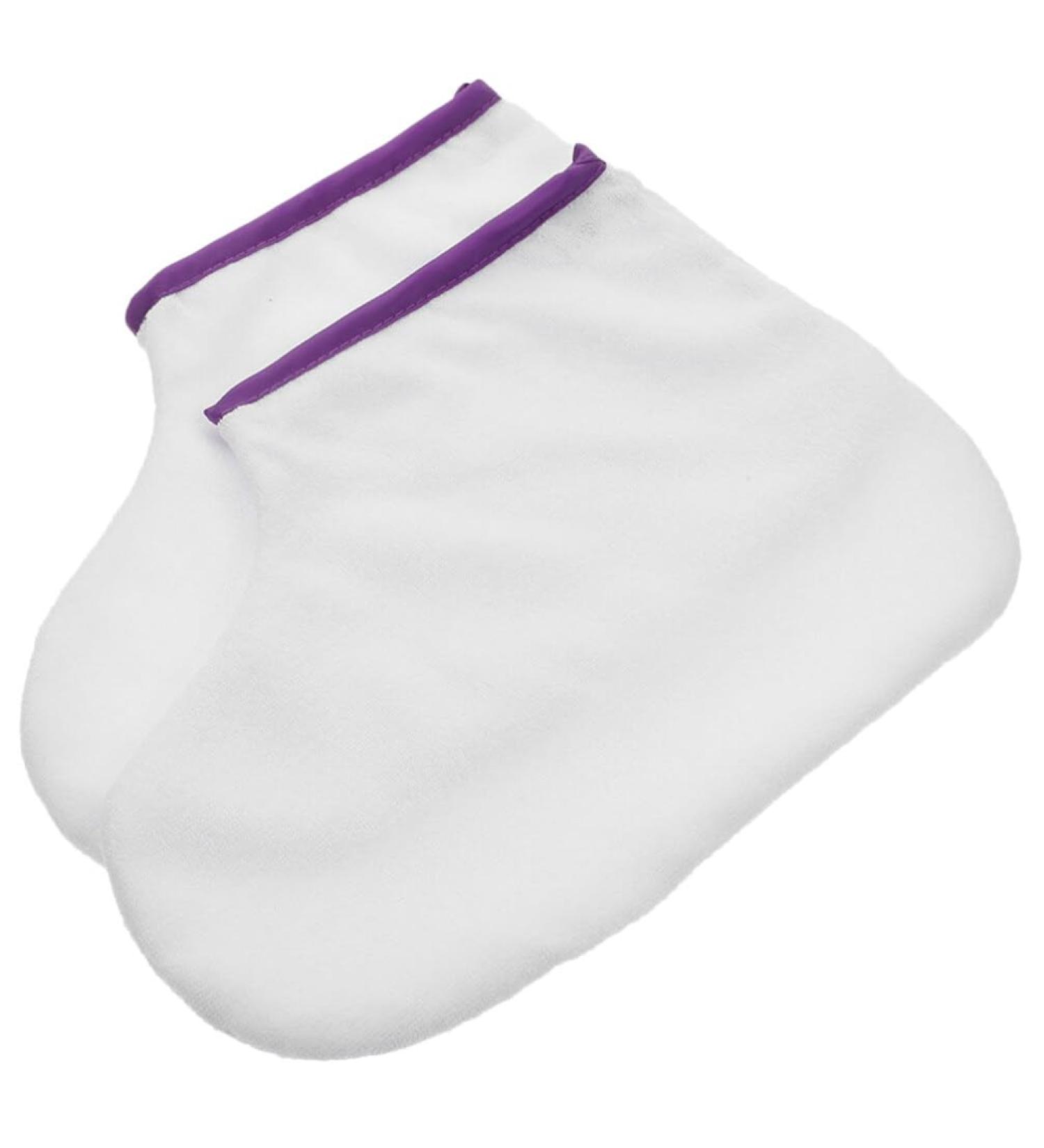 Beaupretty 1 Pair Paraffin Wax Work Booties Foot Care Heat Preservation Wax Bath Treatment Mitts Foot Spa Cover Moisturizing Spa Accessories for Hand Foot Care - Buy Online on GoSupps.com