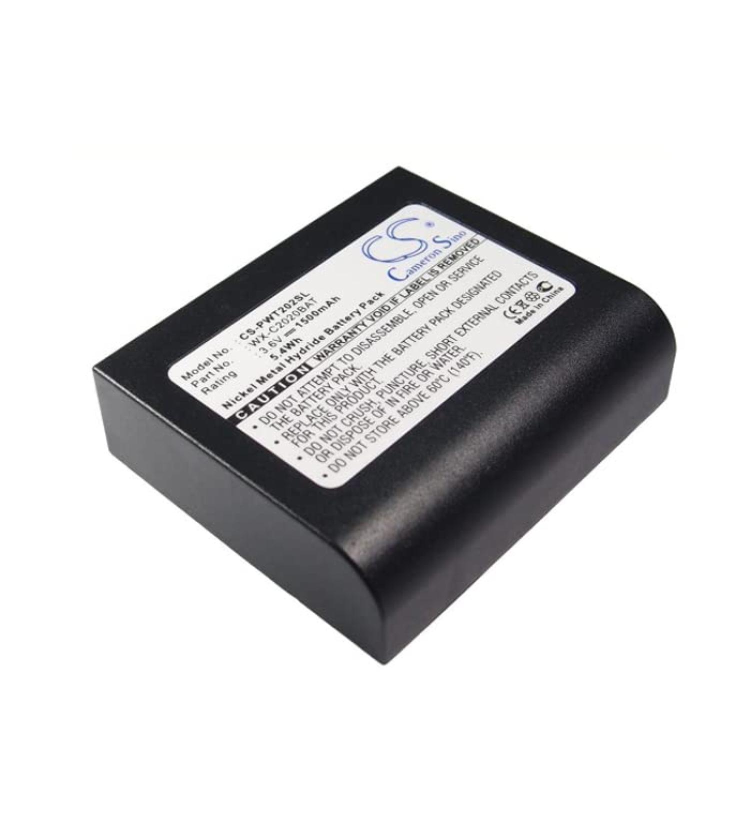 1500mAh Replacement Battery for Panasonic 2020BAT PA04940398 WX-C2020BAT Ultraplex II - International Shipping Available - Buy Online on GoSupps.com