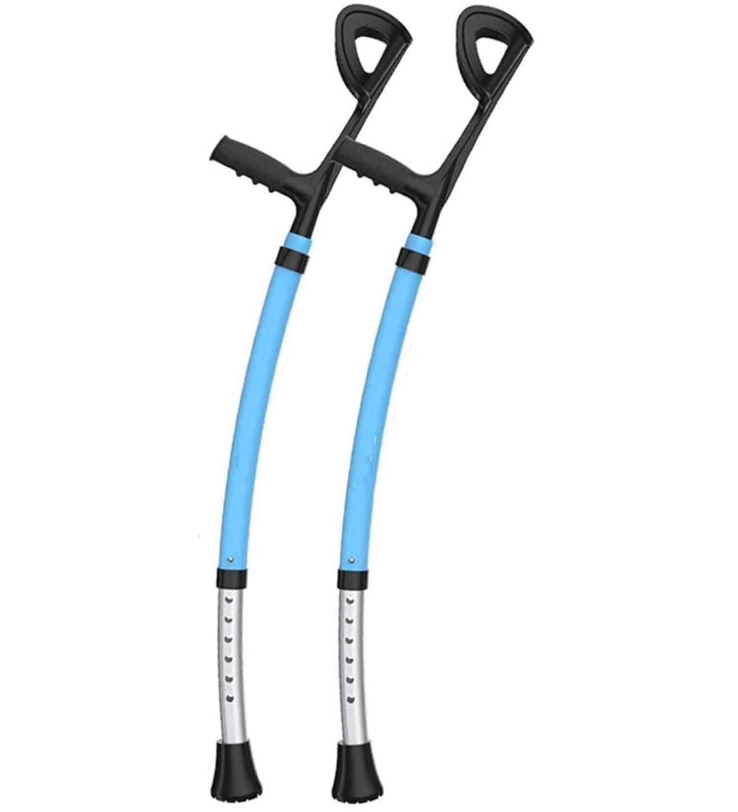 Forearm Crutches Adjustable Cane Fracture Crutches Medical Height Adjustable Anti-Skid Walking Stick Lightweight Arm Crutch Journey - Buy Online on GoSupps.com