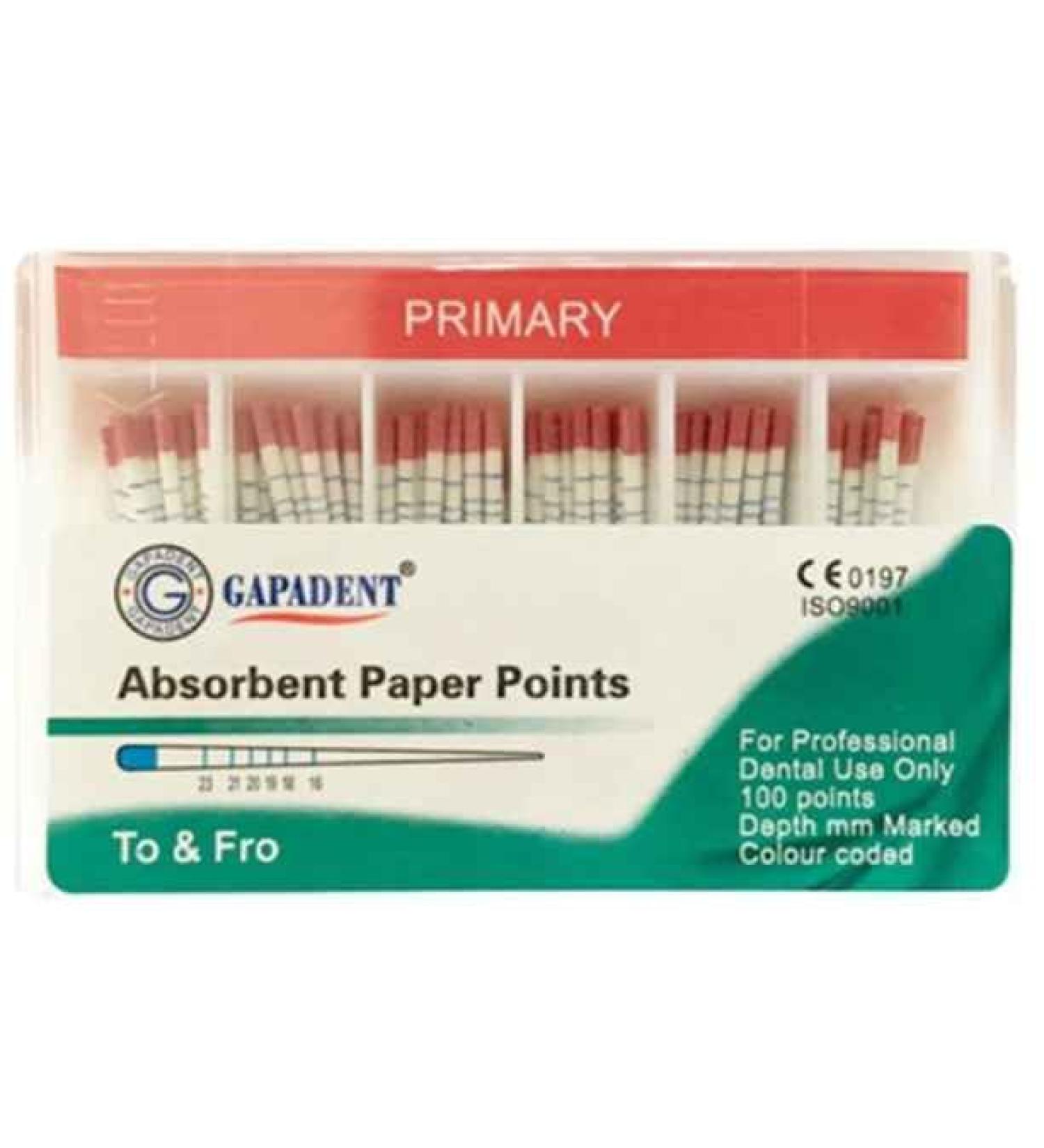 GAPA-W-one Absorbent Paper Points Primary (100 Points)