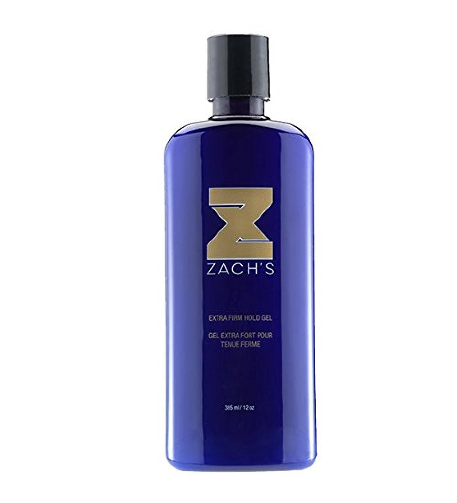 Zach's Wax Extra Firm Hold Gel  12 oz - Hair Gel for Men