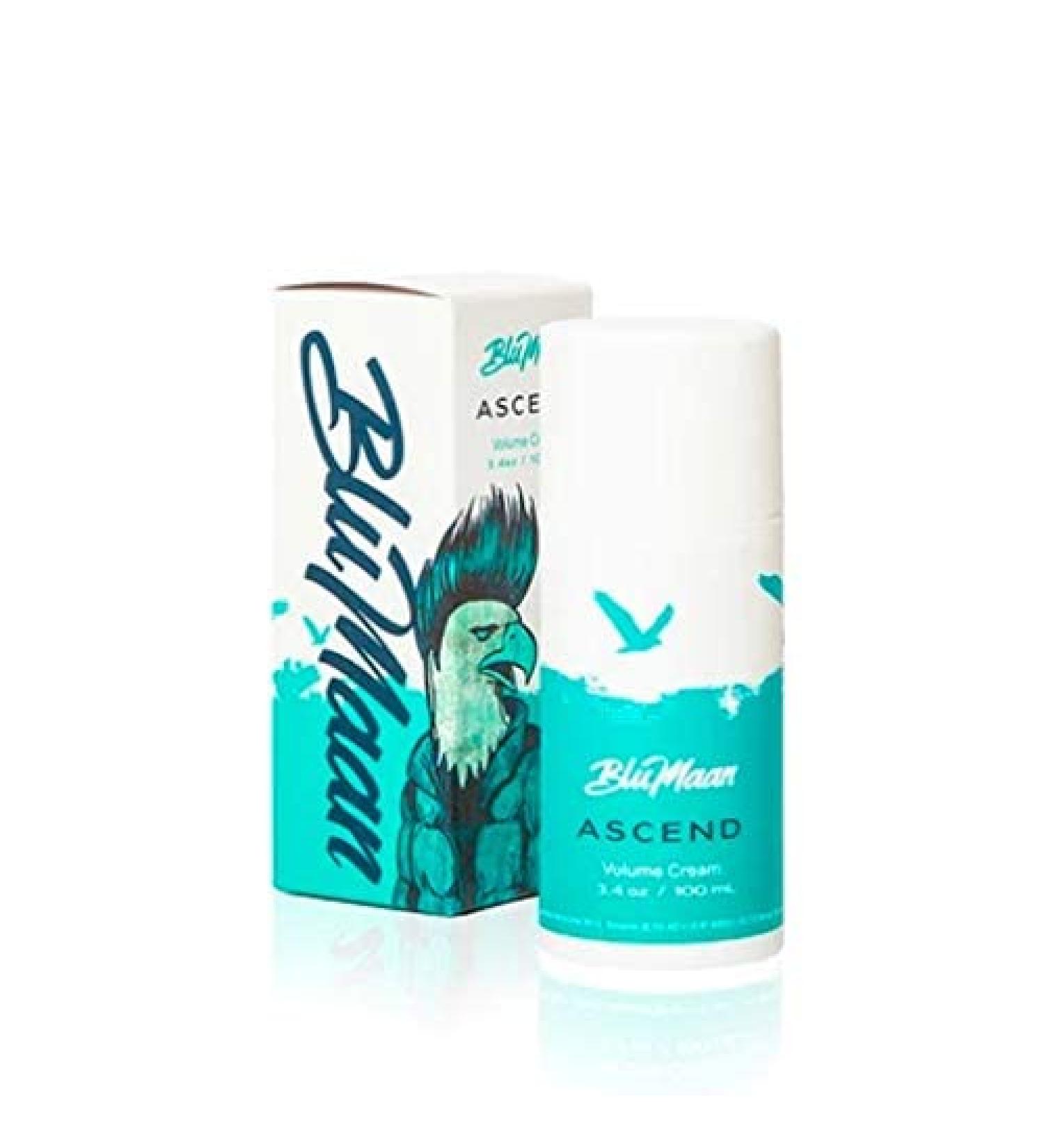 BluMaan ASCEND Texture Volumizer Cream - Lightweight Heat-Protecting Formula for Fine, Thin, Curly & Straight Hair - Volumizing Styling Cream - Buy Online on GoSupps.com
