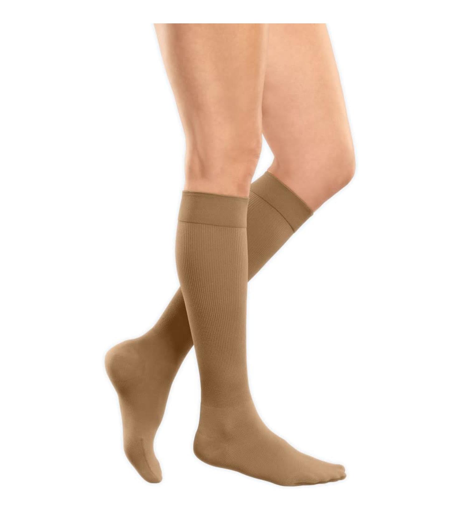 Buy Medi Mediven Angio Short CCL1 AD Compression Stockings III Caramel - Large Foot | International Shipping - Buy Online on GoSupps.com
