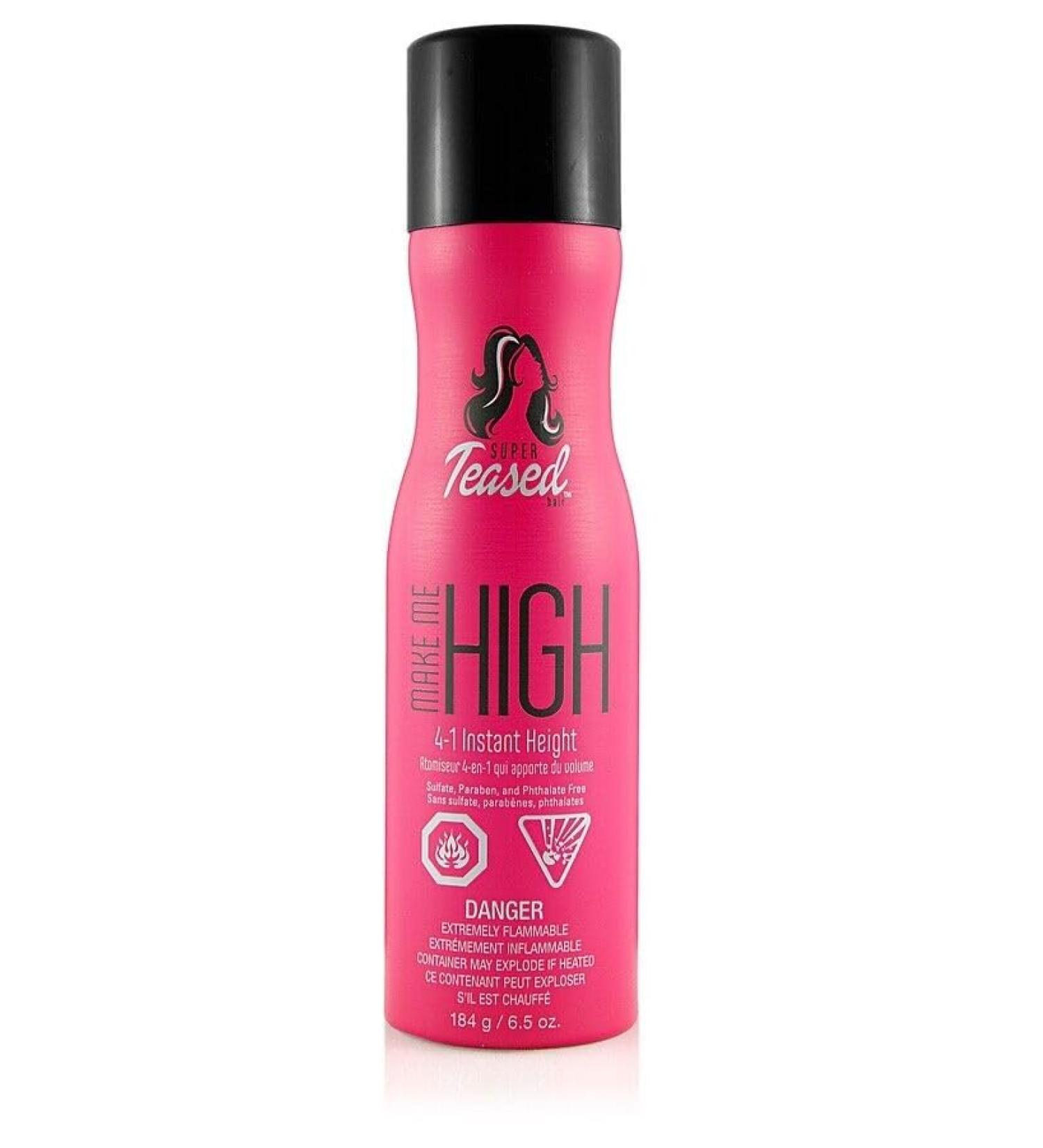 SuperTeased hair spray 4 and 1 Instant Height Hair spray mousse dry shampoo - Buy Online on GoSupps.com