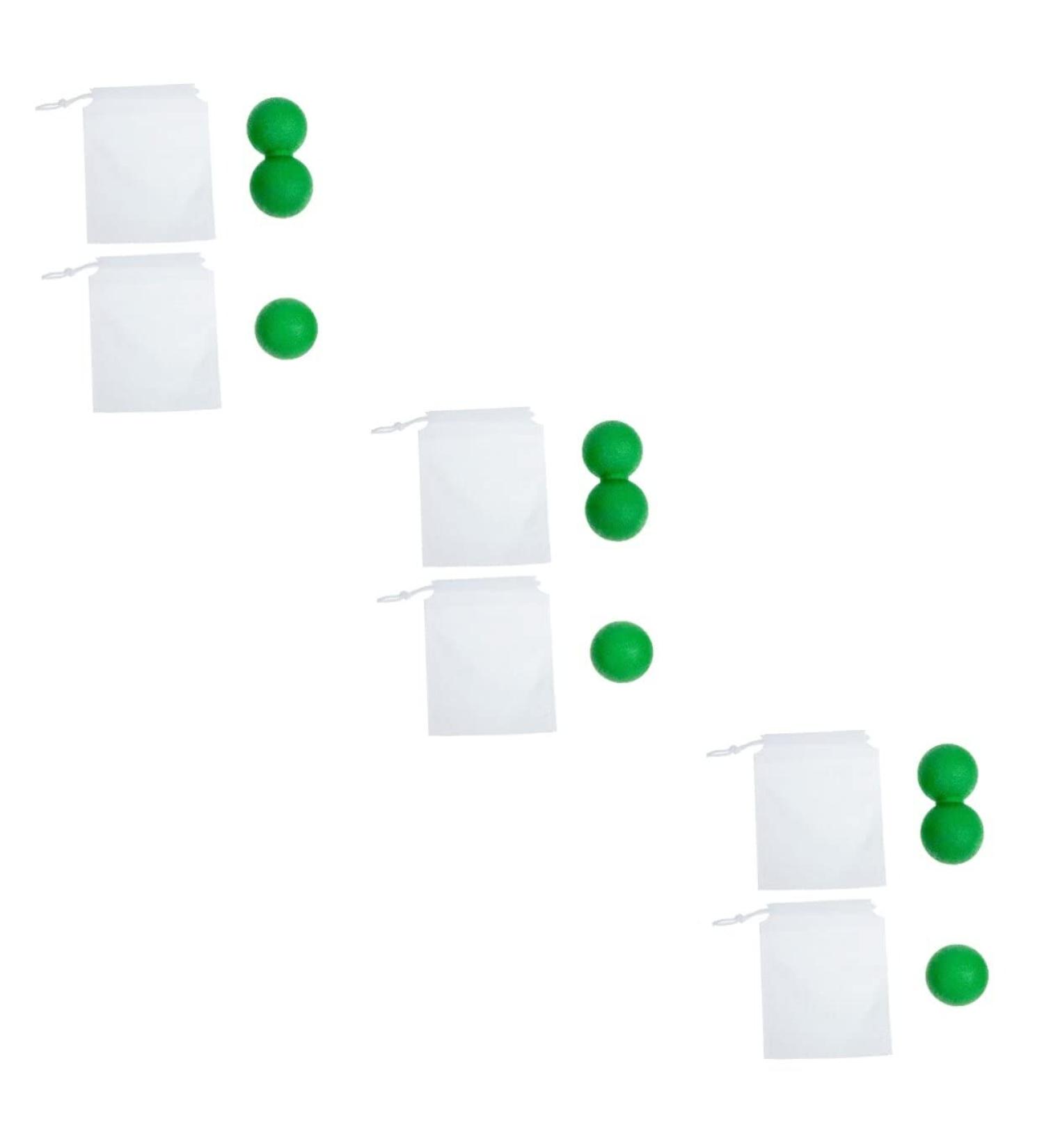 Clispeed Fascia Massage Balls - Myofascial Release Fitness Kit 3pcs Peanut & Lacrosse Variants for Deep Tissue Relief - 12.5x6.5cm Solid TPE Ideal for Back & Muscle Recovery - Buy Online on GoSupps.com