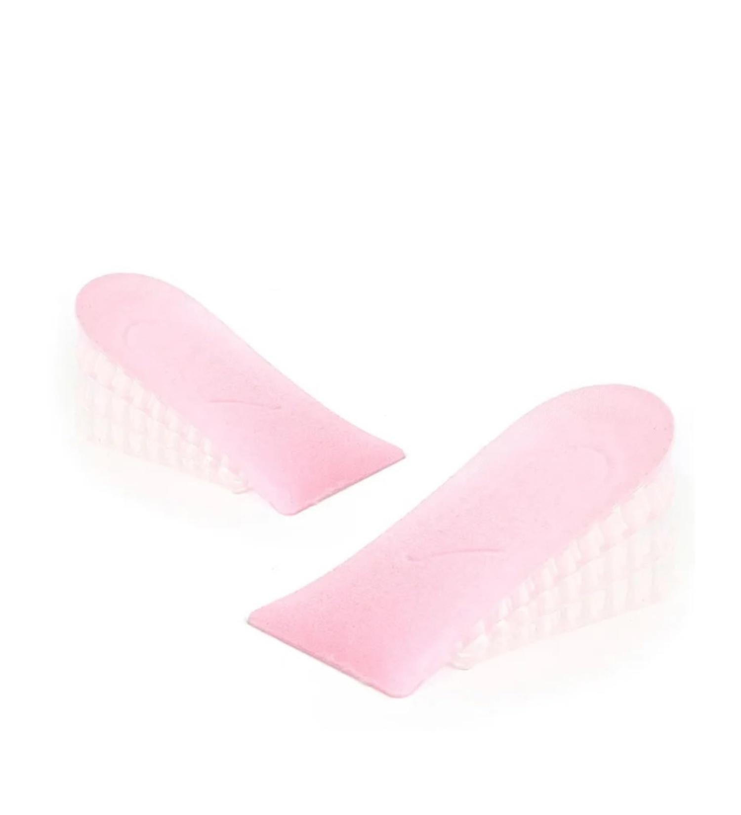 Invisible Height Increase Insoles for Men & Women - 3 Layer Air Lift Elevator Shoe Pads (Pink 2cm - Buy Online on GoSupps.com