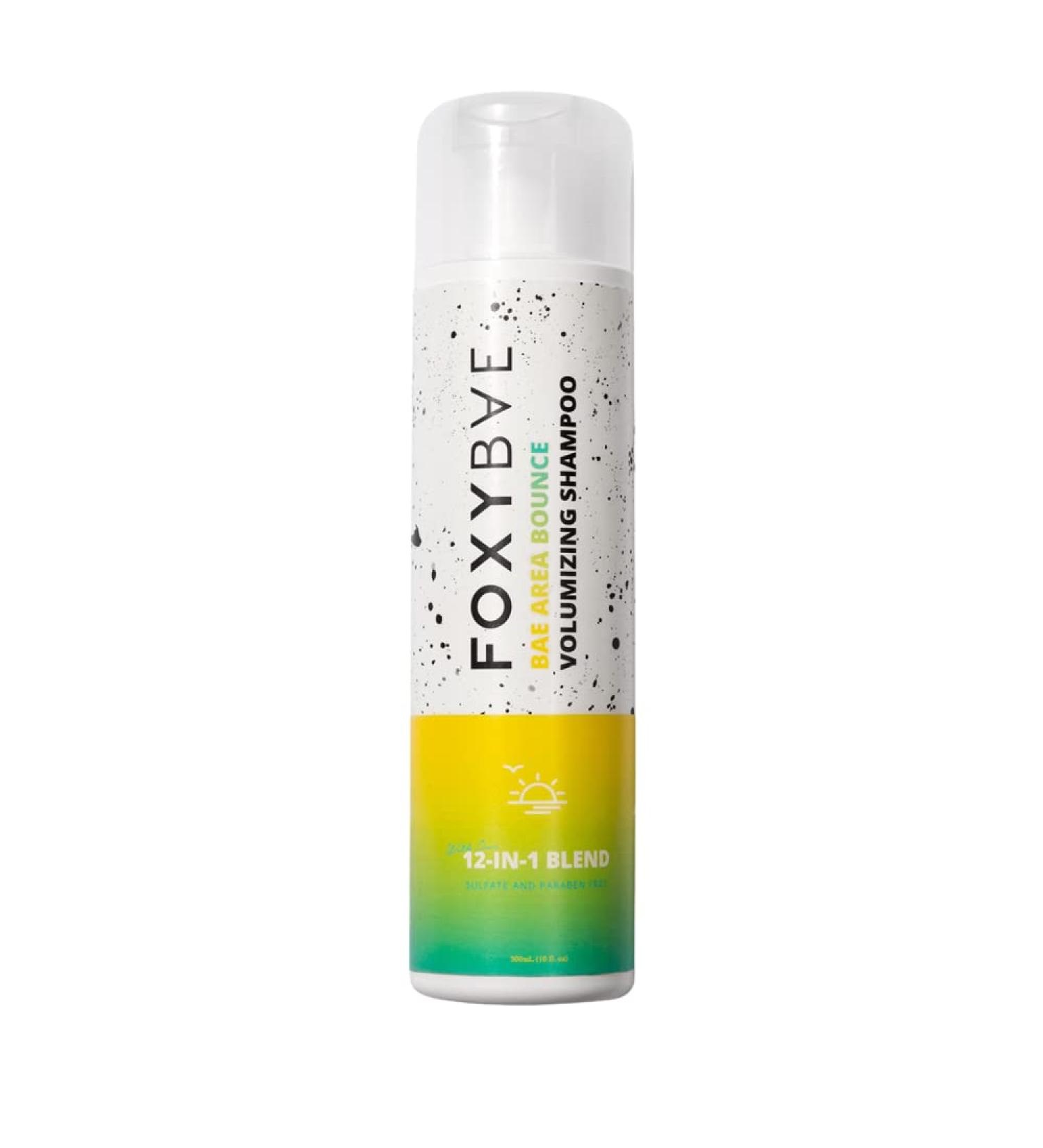 FoxyBae Bae Area Bounce Volumizing Shampoo - 12-in-1 Blend for Volume, Shine, and Hair Growth with Biotin, Argan Oil, and Shea Butter - Sulfate, Paraben, and Cruelty-Free - 10 Fl OZ - Buy Online on GoSupps.com