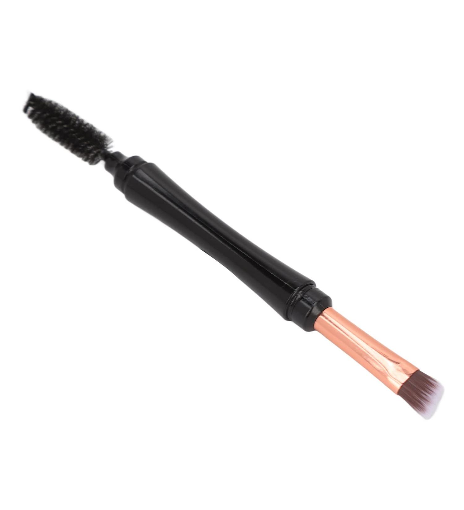 Double Ended Eyebrow Brush | Multi-Functional Mini Makeup Tools | Professional Angled Brush & Spoolie for Beginners | International Shipping - Buy Online on GoSupps.com