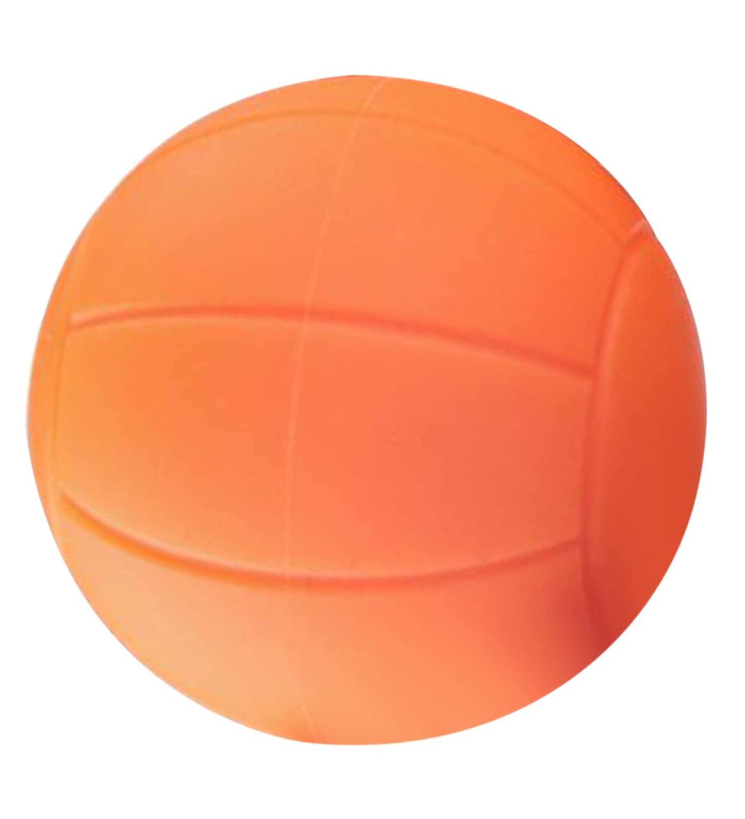 Frcolor Faszienball Massageball Foot & Neck Massager 6.1x6.1cm Orange Lacrosse Ball for Fasciitis Relief | Small Fitness Massage Device - Buy Online on GoSupps.com