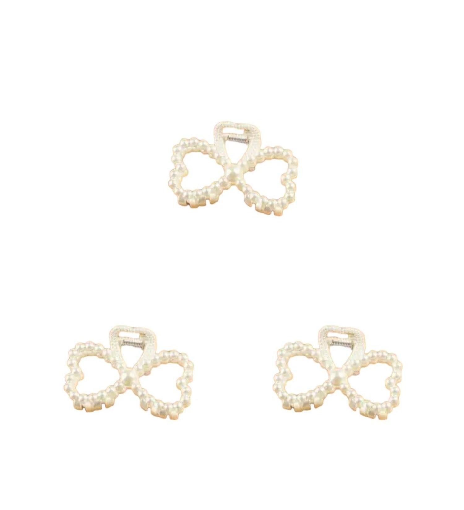 New 2025 1/3Pcs Luxury Trendy Big Pearls Acrylic Hair Claw Clips Round Pearl Makeup Hair Styling Barrettes For Women Hair Accessories Jewelry Fashion Accessories Creative Gift - Buy Online on GoSupps.com