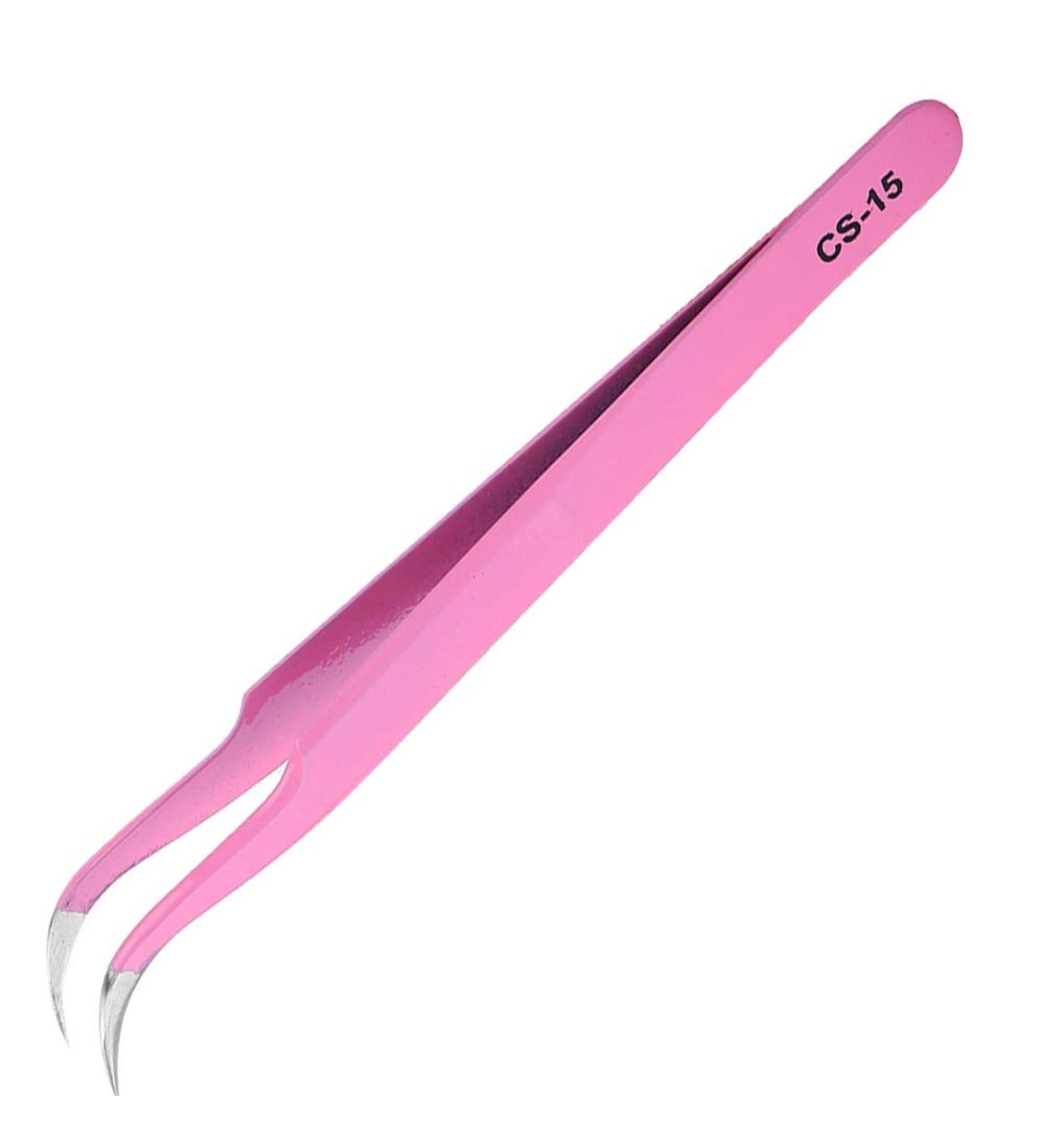Eyelashes Extension Eyelash Tweezers Affordable Health Durable for Home Beautician(CS-15) - Buy Online on GoSupps.com