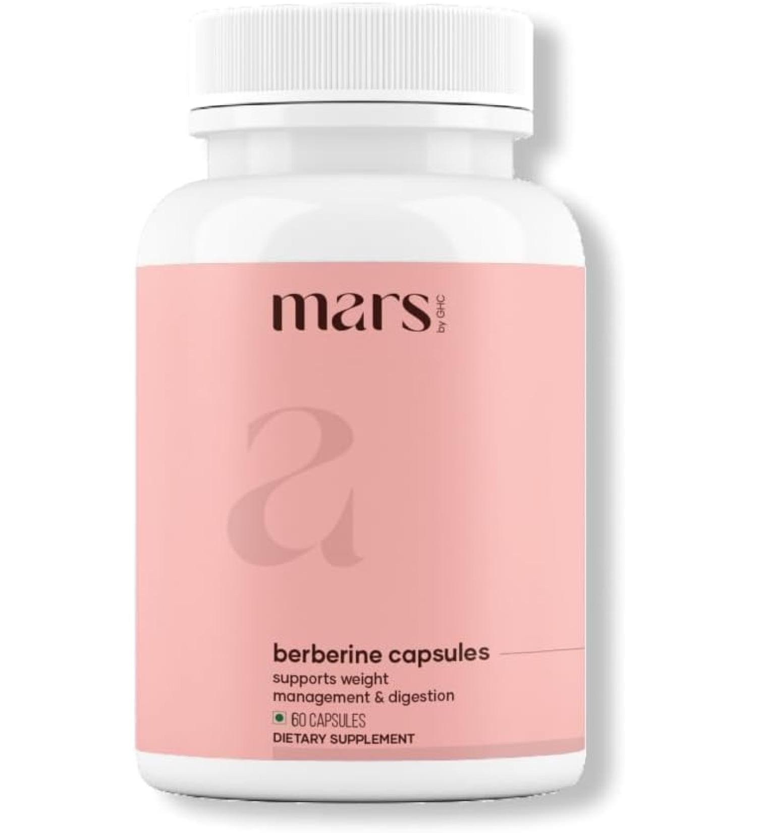 mars by GHC Himalayan Berberine Capsules | Plant-Based Wellness Support | Good Health Company Pack of 1 60