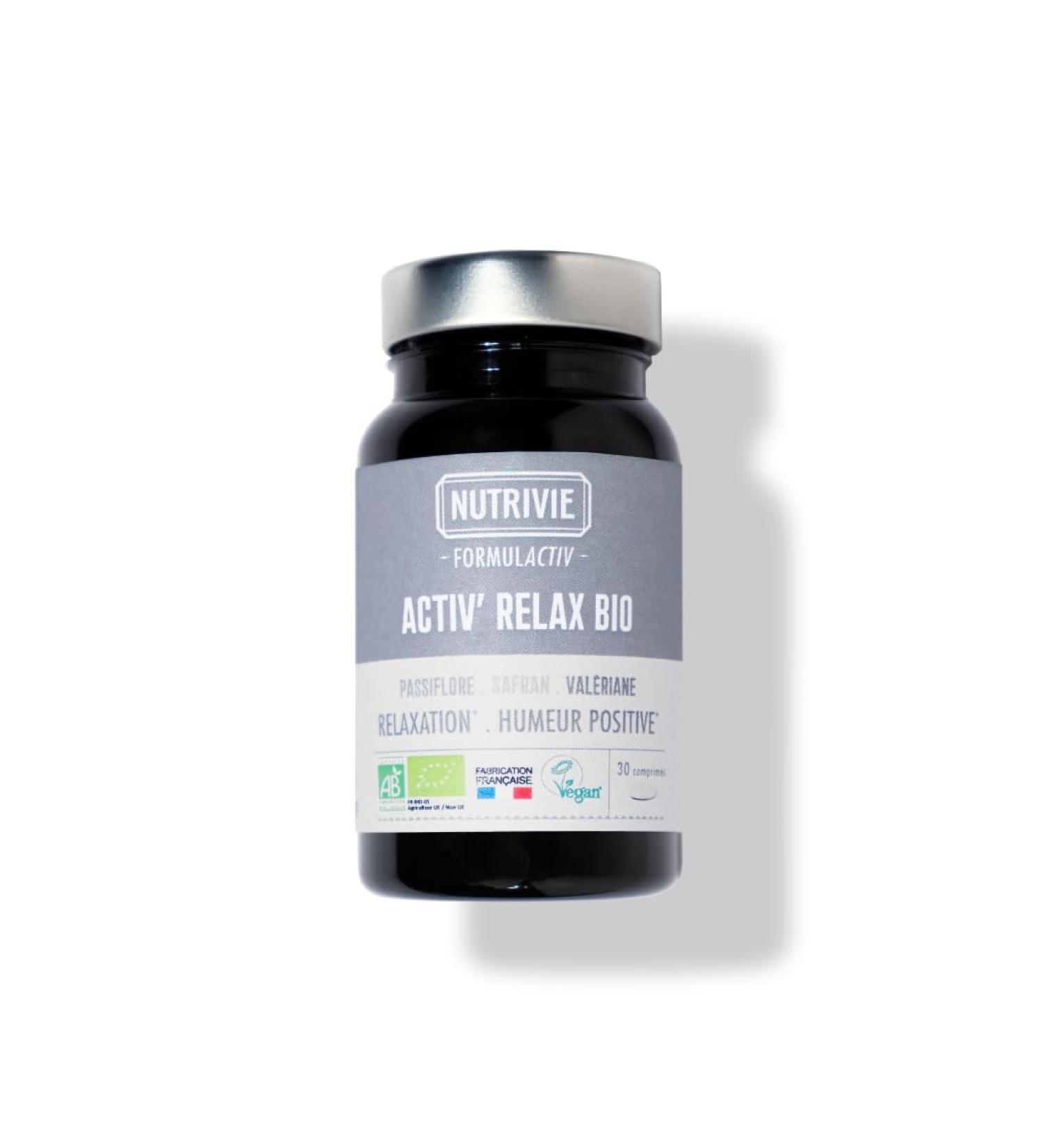 Activ'Relax Bio Formulactiv Vegan NUTRIVIE Made in France - Buy Online on GoSupps.com