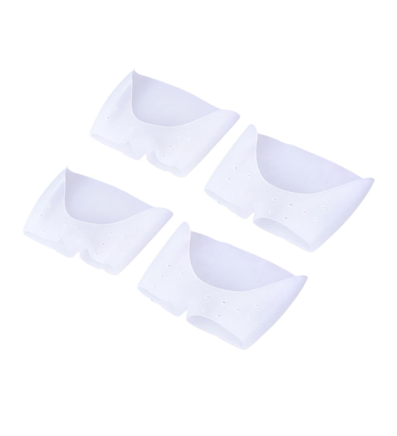 FRCOLOR 2 Pair Toe Shoe Covers - White Toe Separators for Plantar Relief - Comfortable Foot Care Accessories - Buy Online on GoSupps.com